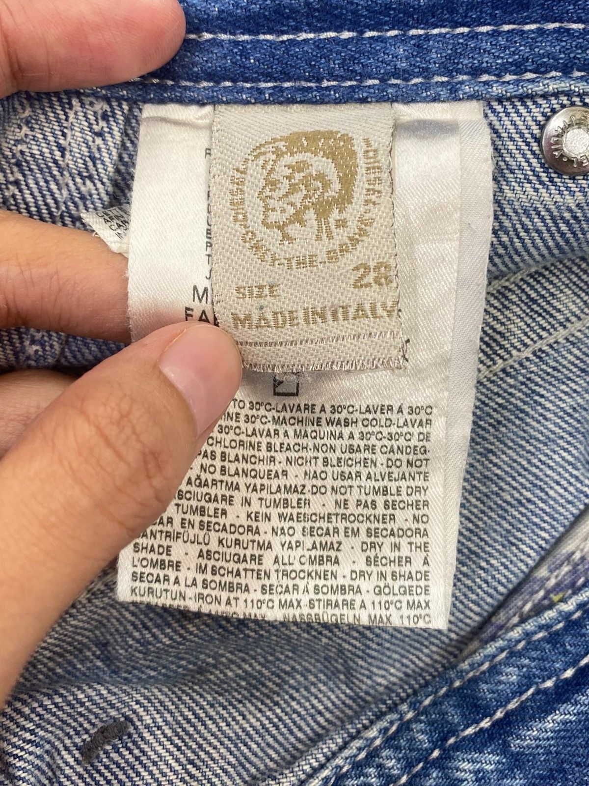Diesel Diesel Brand Faded Wash Style Bush Pants Denim Size US 30 / EU 46 - 10 Thumbnail