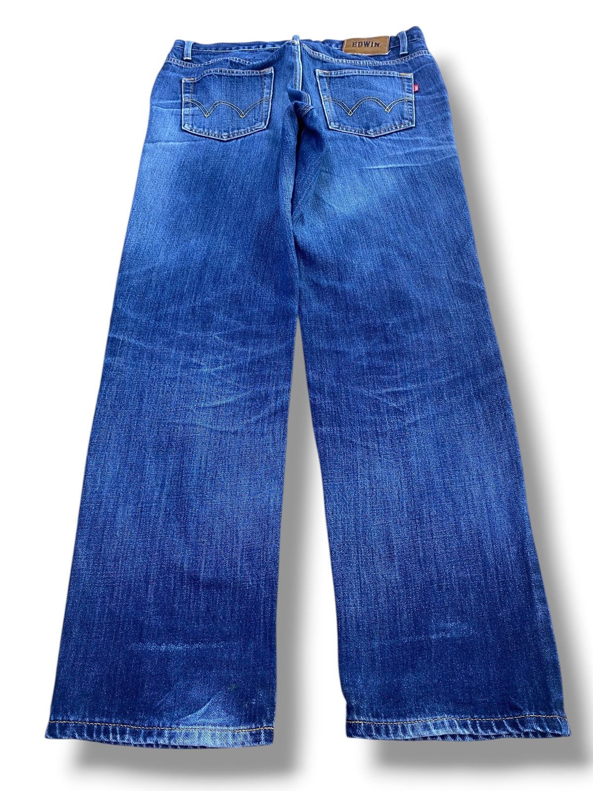 Edwin Edwin Whiskers Blue Wash Style Relaxed Fit Jeans Size US 34 / EU 50 - 3 Thumbnail