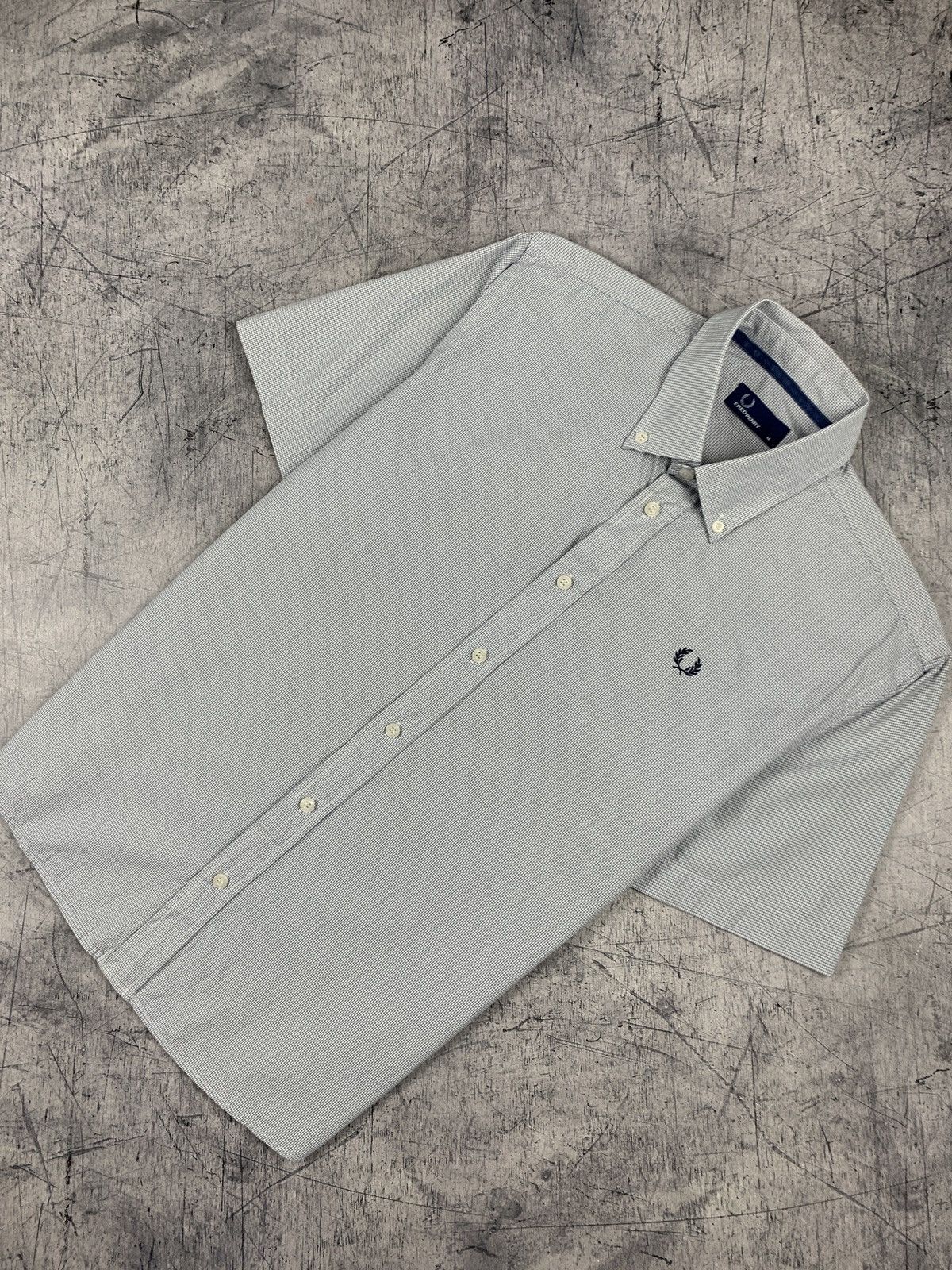 Fred Perry Fred Perry Buttons-Ups Shirt Short Sleeve Men’s Size M Blue Size US M / EU 48-50 / 2 - 1 Thumbnail