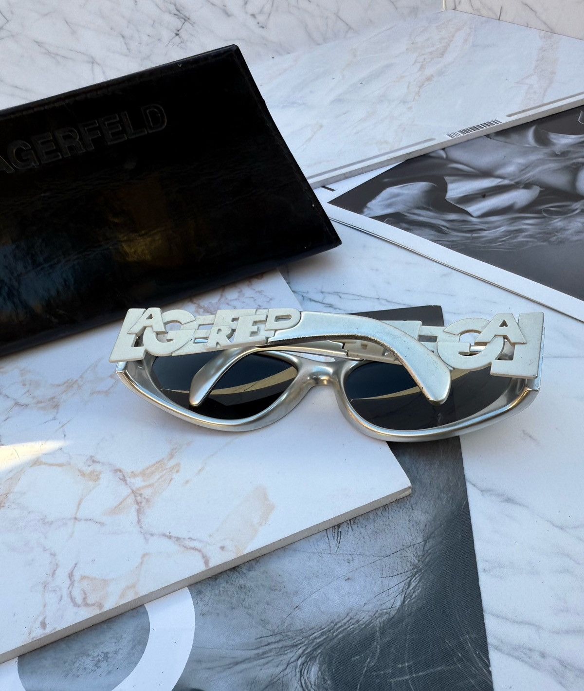 Karl Lagerfeld Karl Lagerfeld vintage sunglasses Size ONE SIZE - 9 Thumbnail