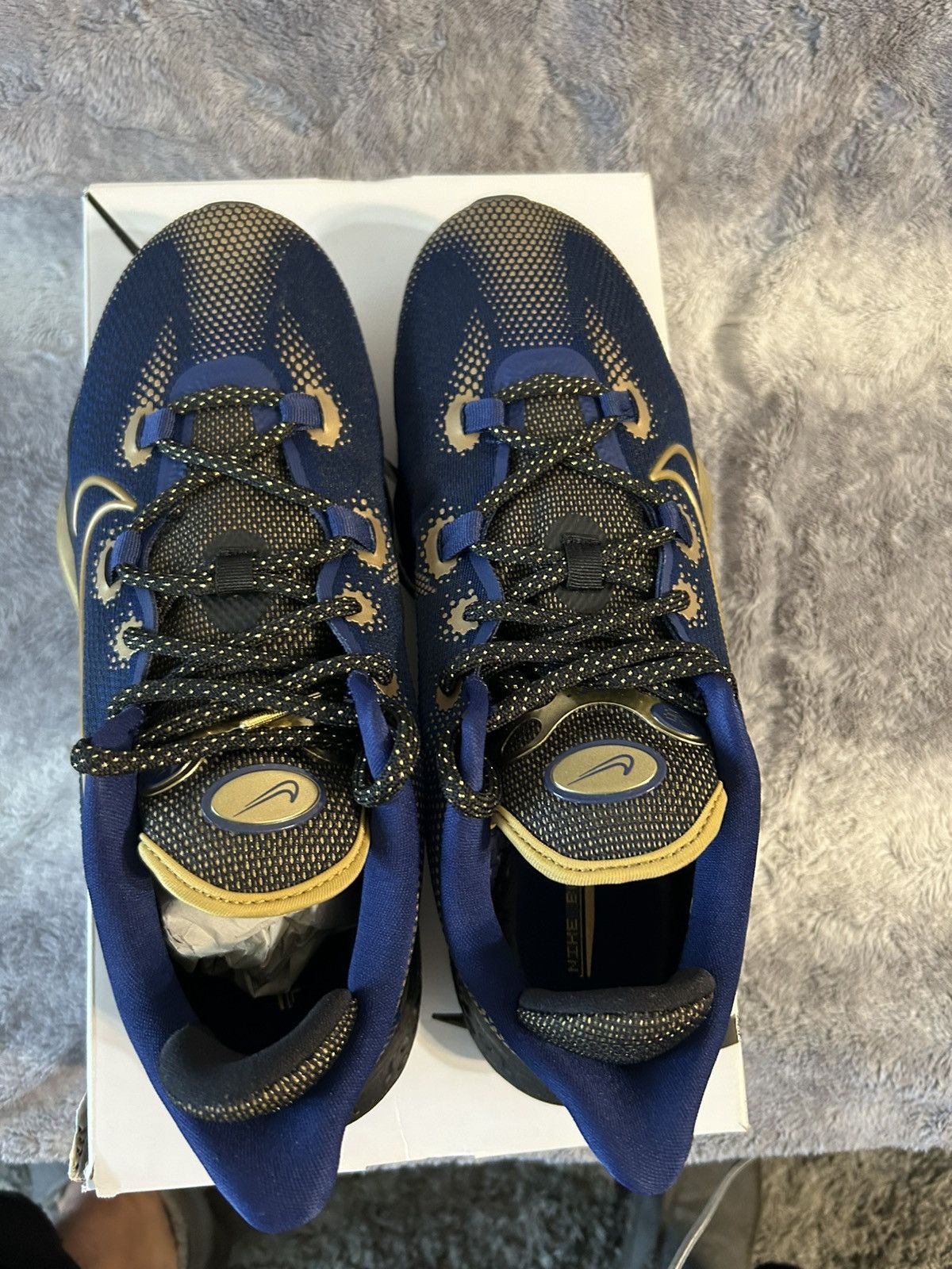 Nike Nike Air Zoom BB NXT Blue Metallic Gold Size 13 DS Size US 13 / EU 46 - 5 Thumbnail