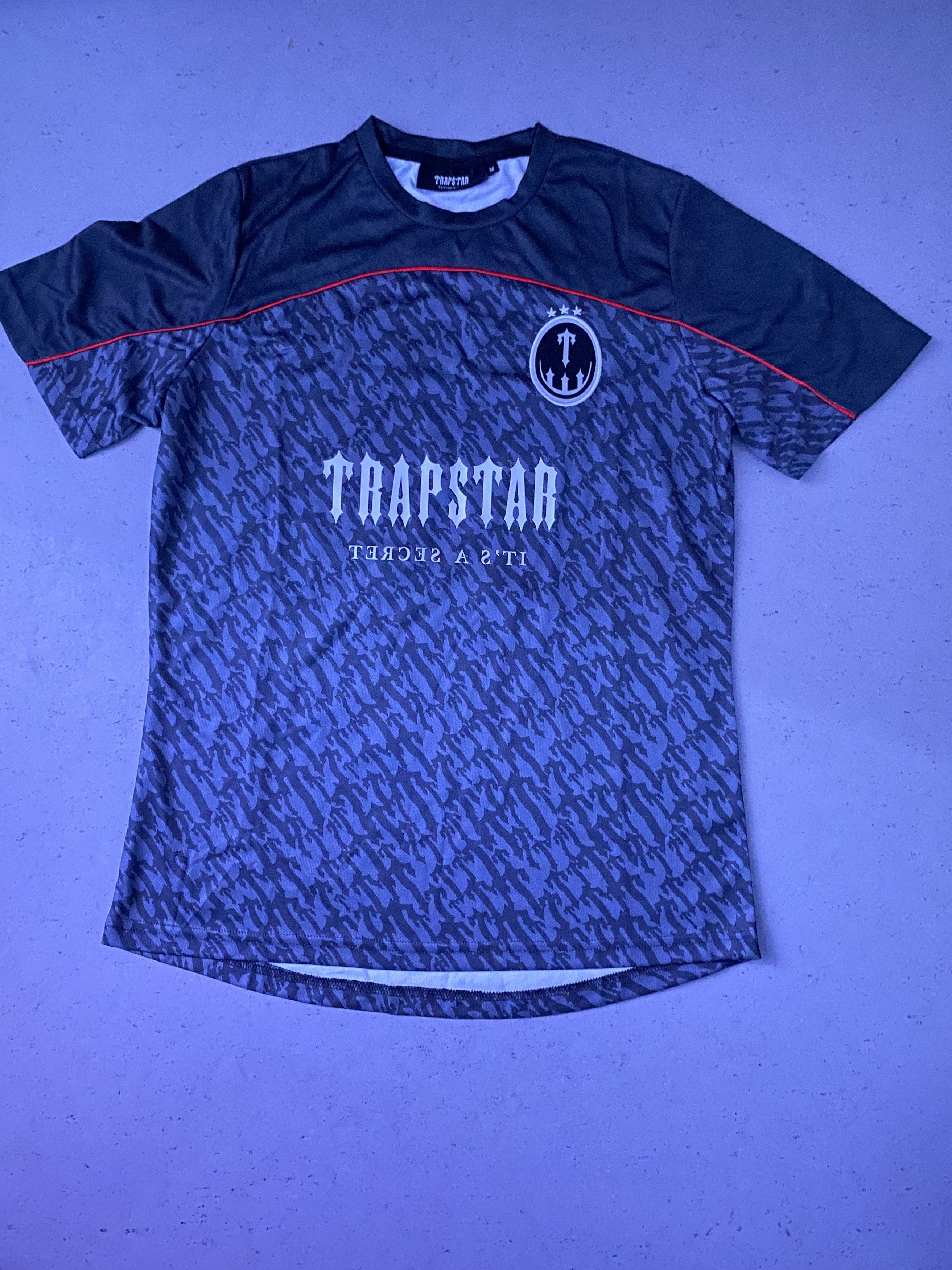 Trapstar London Trapstar Football Jersey Black/red | Grailed