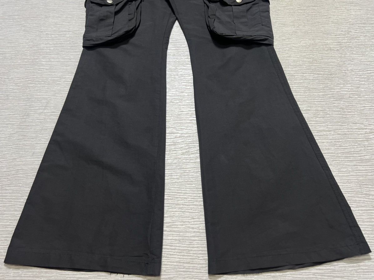 FFFPOSTALSERVICE FFFPostalService - Charcoal Flared Cargo Pants V.1 Size US 27 - 10 Thumbnail