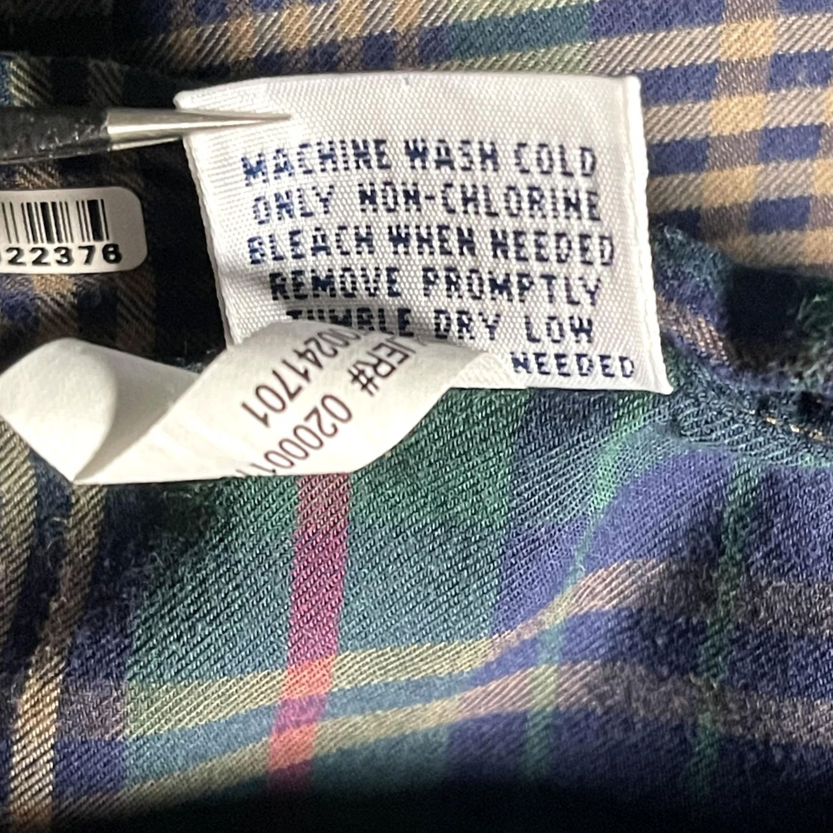 Ralph Lauren Ralph Lauren Shirt Mens XL Green Blue Plaid Button-Down Pony Logo Long Sleeve Size US XL / EU 56 / 4 - 6 Thumbnail