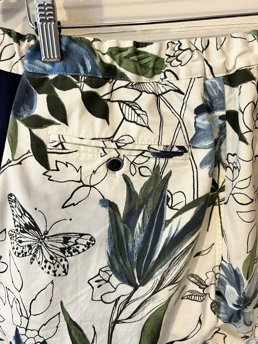 Designer BERNA FLORAL PATTERN SIDE STRIPE SHORTS SIZE 48 IT Size US 32 / EU 48 - 4 Thumbnail