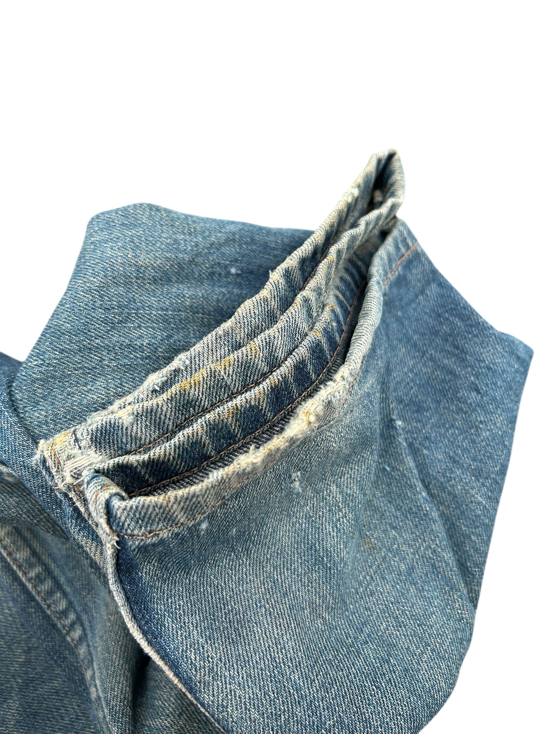 Kapital × Vintage × Wrangler Vintage Wrangler Selvedge Rusty Mud Wash Denim Jeans Size US 28 / EU 44 - 10 Thumbnail