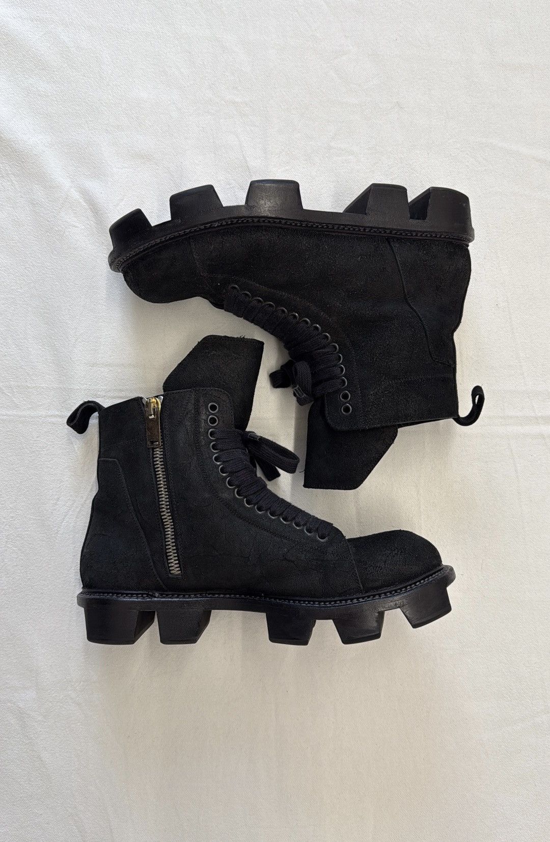 Rick Owens FW13 Plinth Hiker Boots | Grailed