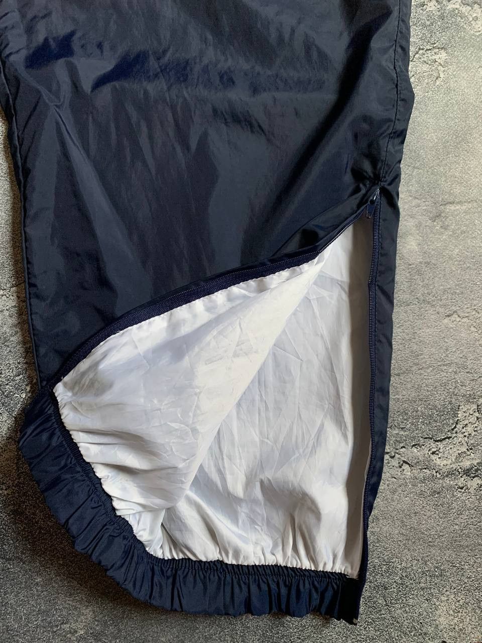 Nike Nike Vintage Track Pants Navy Nylon Wide Leg 90s Style Size US 38 / EU 54 - 11 Thumbnail