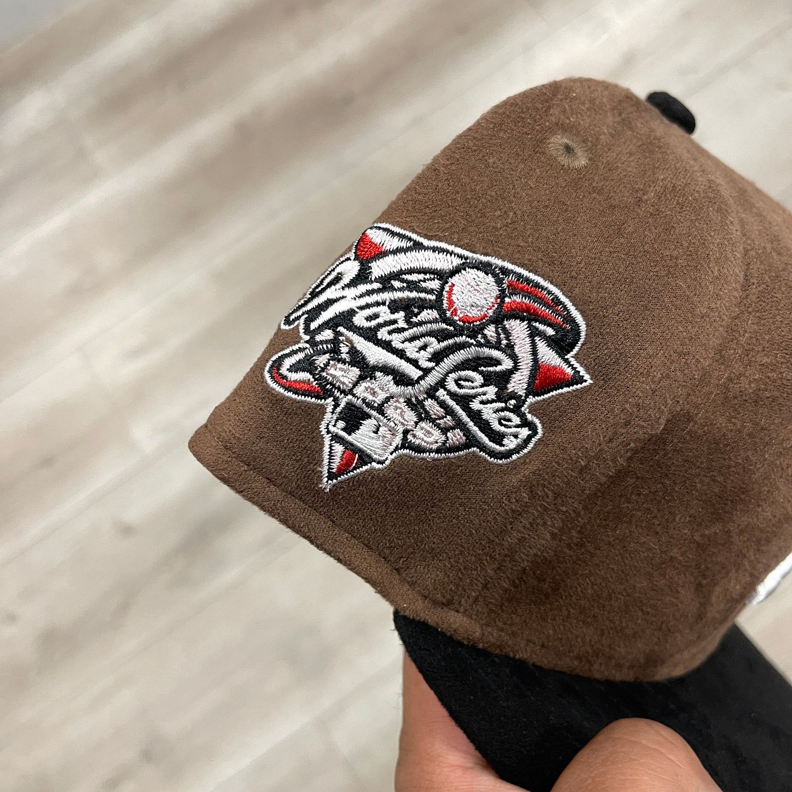 New Era New Era New York Yankees Brown Black Suede Hat Cap 7 1/4 Size ONE SIZE - 4 Thumbnail