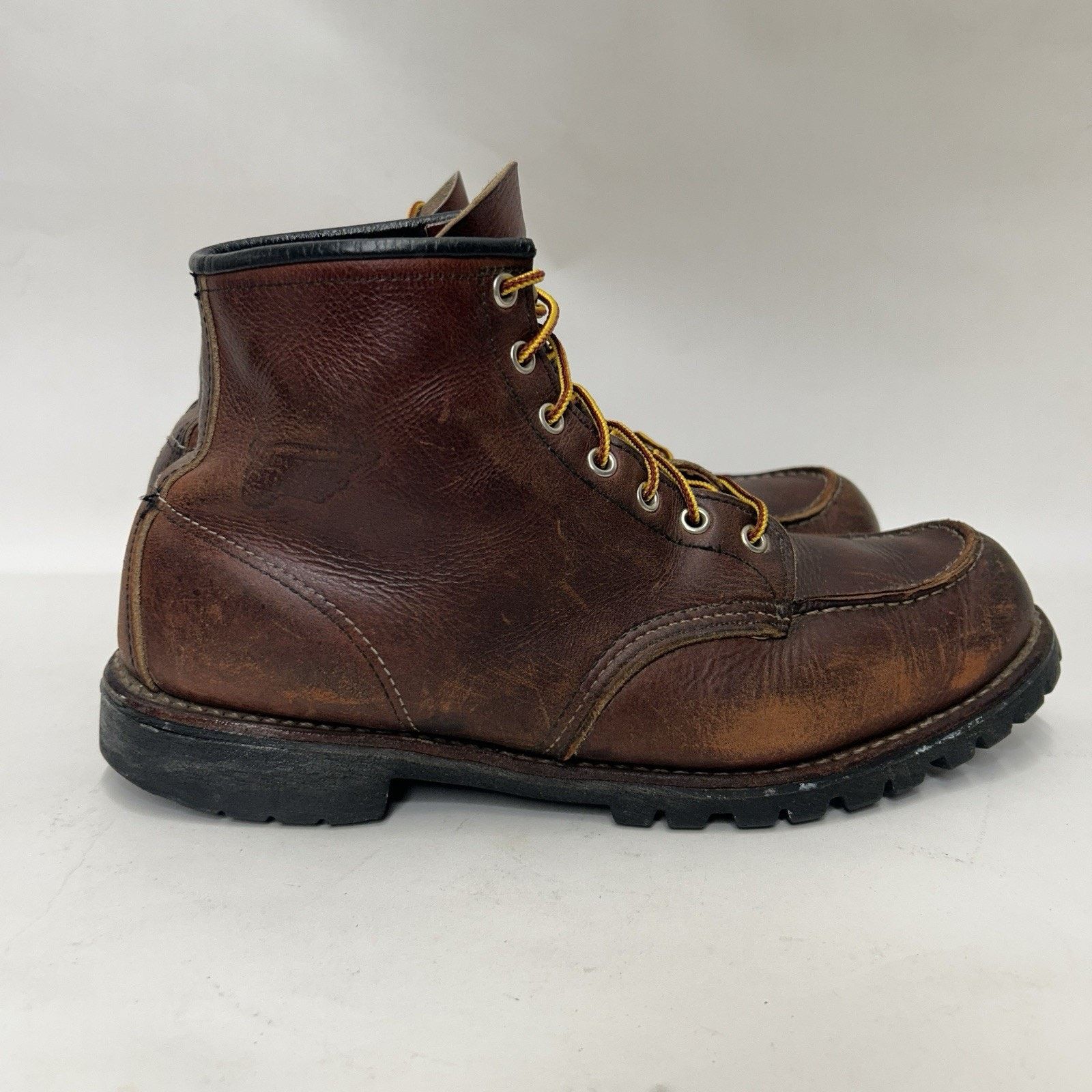 Red Wing Red Wing Roughneck 6-inch Moc Work Boots “Dark Brown” 8146 Size US 12 / EU 45 - 4 Thumbnail