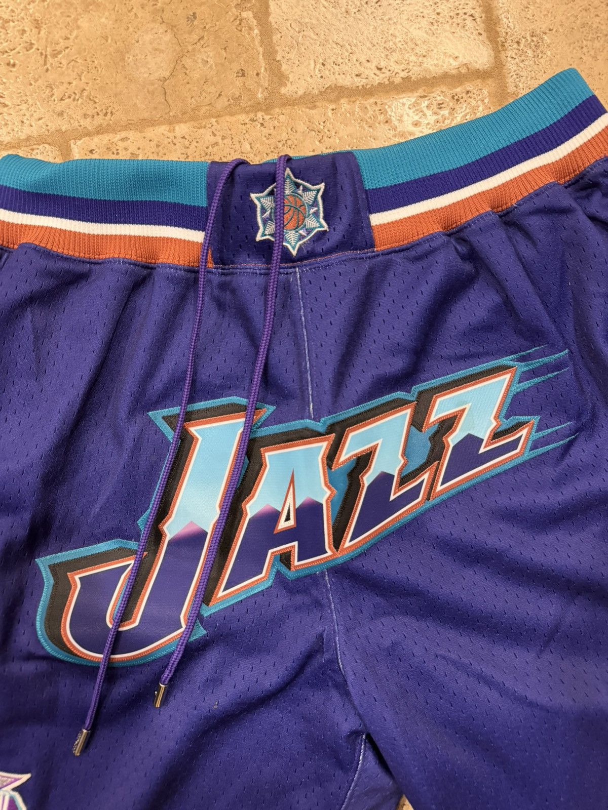 Just Don × Mitchell & Ness × Rsvp Gallery Just Don x Mitchell & Ness NBA Utah Jazz Purple Shorts Size US 34 / EU 50 - 3 Thumbnail