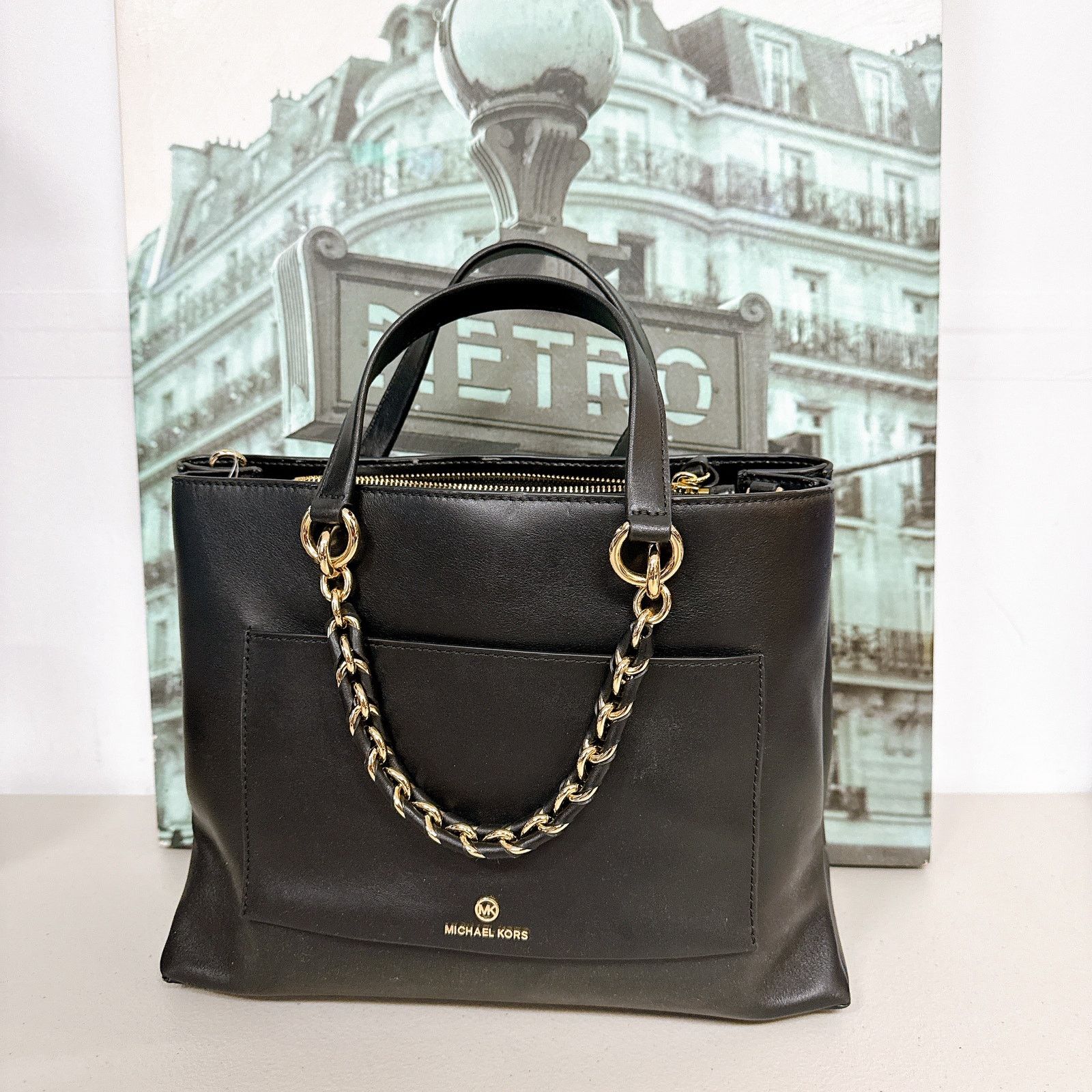 Michael Kors Michael Kors 30S0G0ES6L Small Leather Chain Messenger Bag Size ONE SIZE - 1 Thumbnail