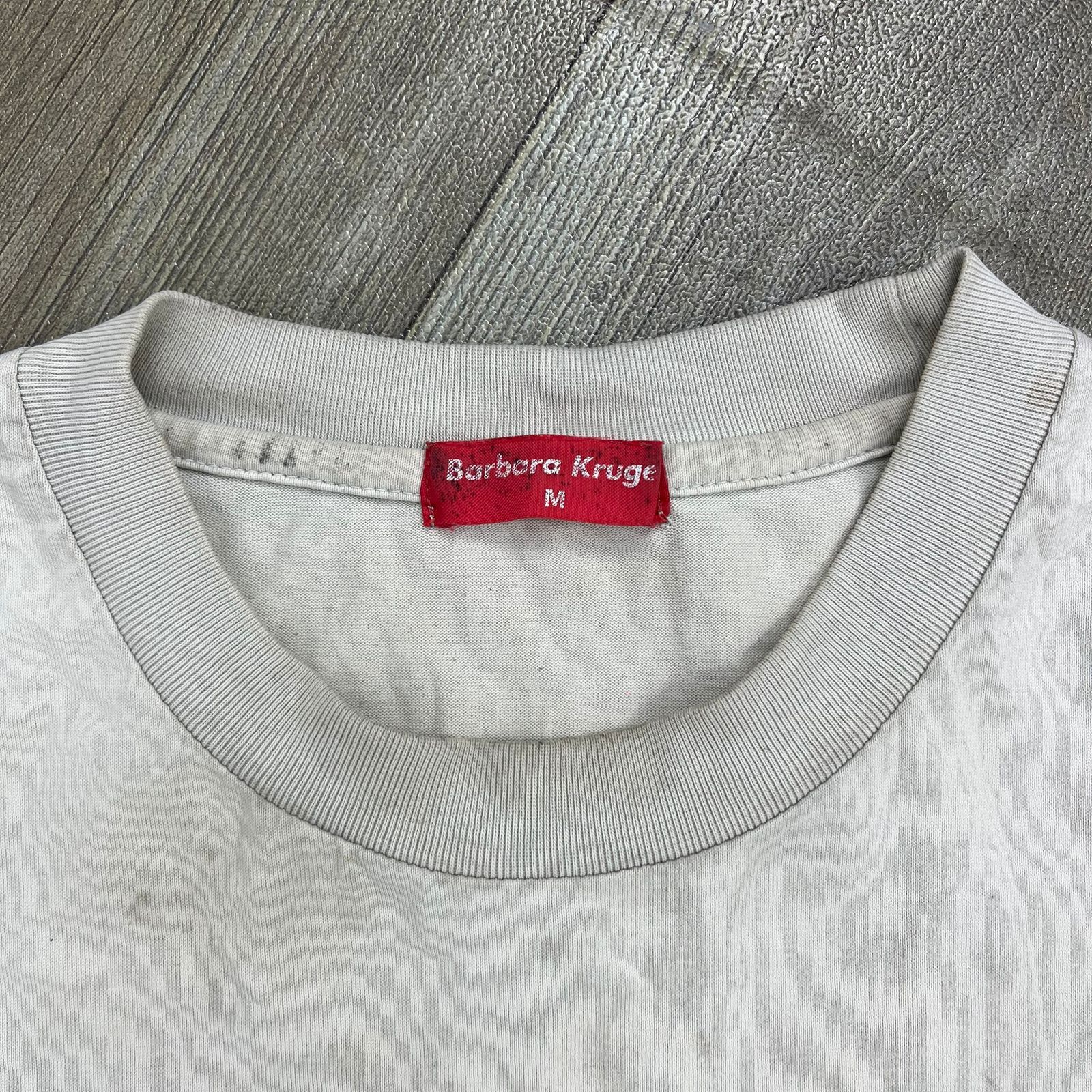 If Six Was Nine × Japanese Brand × Le Grande Bleu (L.G.B.) Barbara Kruger Who Laugh Last destroyed Tshirt Size US M / EU 48-50 / 2 - 10 Thumbnail