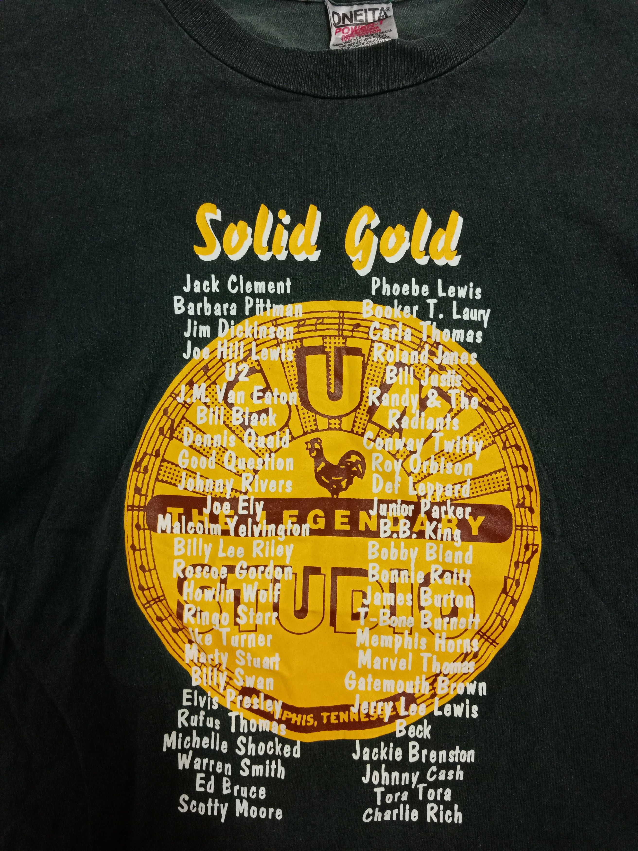 Band Tees Sun Studio The Legendary Solid Gold #D Size US M / EU 48-50 / 2 - 3 Thumbnail