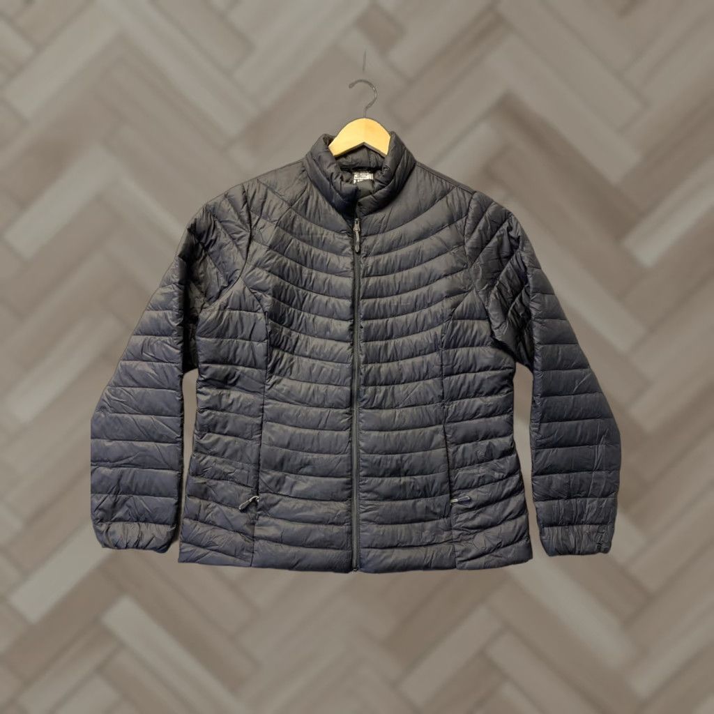 Vintage 32 Degrees Puffer Jacket Coat Women L Black Lightweight Packable Mid-Length Casual Fall Winter Mens? Size L / US 10 / IT 46 - 1 Thumbnail