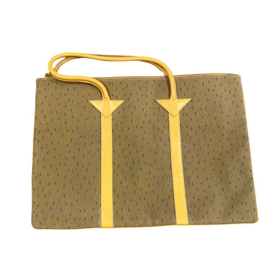Yves Saint Laurent Yves Saint Laurent Flate Tote Bag in Portfolio Beige Size ONE SIZE - 1 Thumbnail