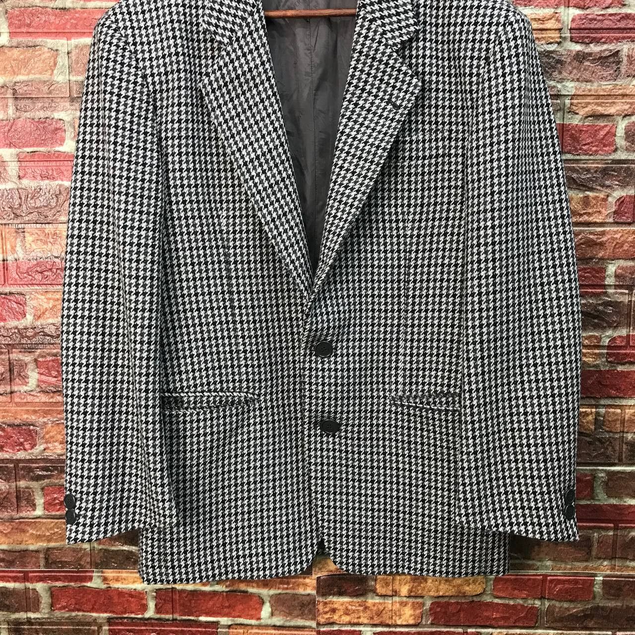 Valentino ITALIAN DESIGNER-OLIVER VALENTINO HOUDSTOOTH BLAZER Size 48R - 7 Thumbnail