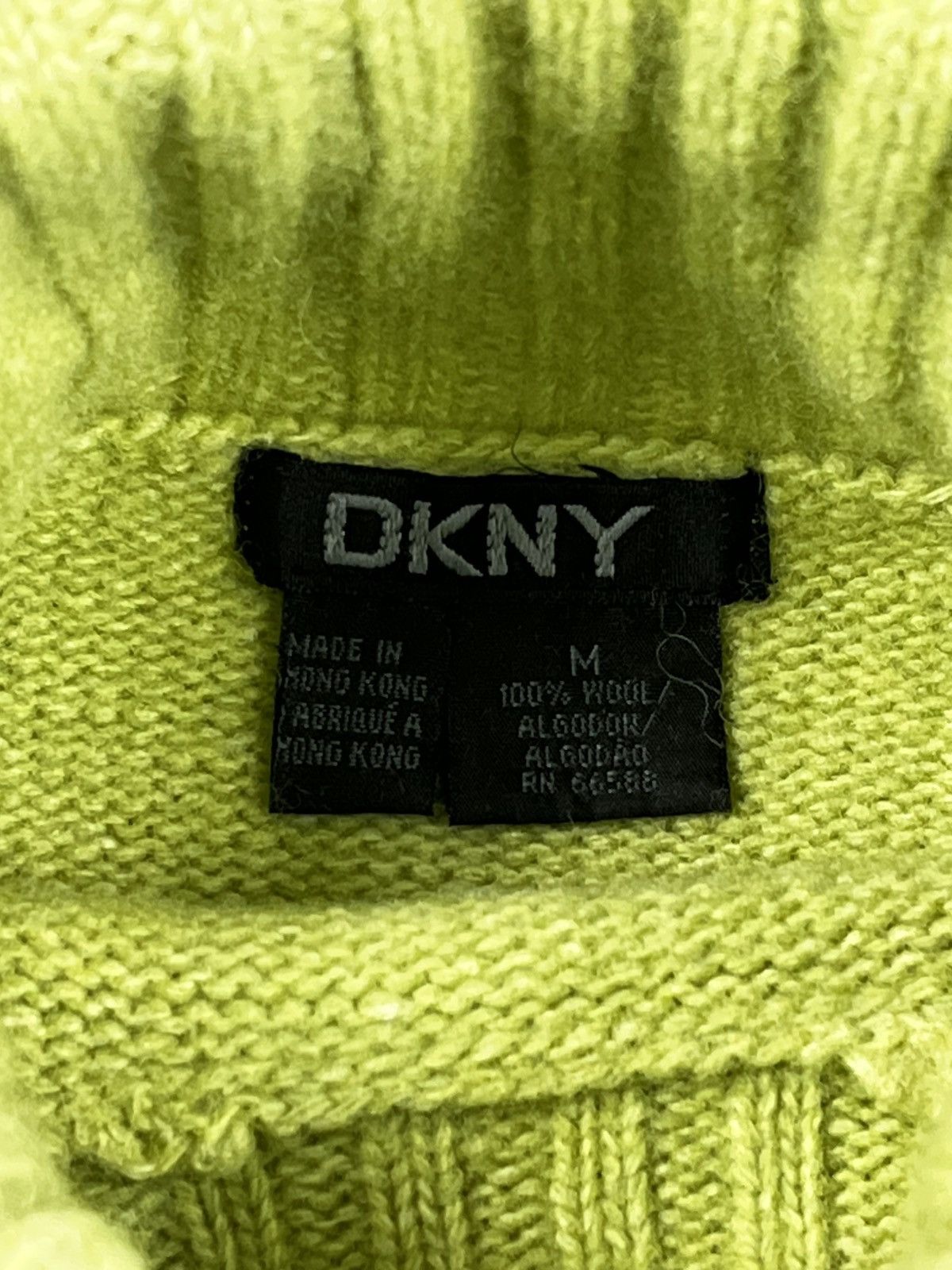 Vintage Y2k DKNY cropped knit deals cardigan RARE