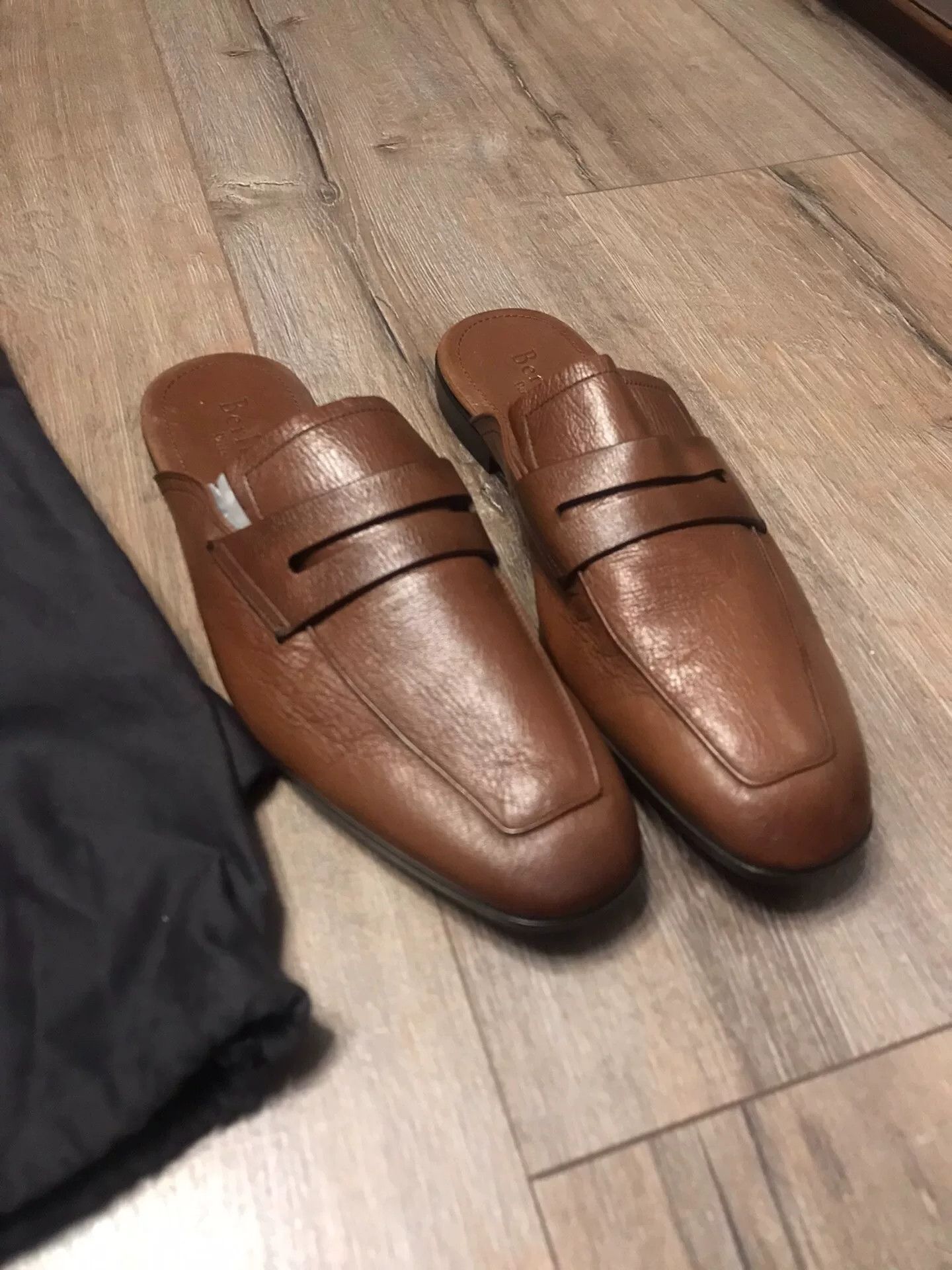 Berluti Berluti Brown Leather Mules Size US 10 / EU 43 - 1 Thumbnail