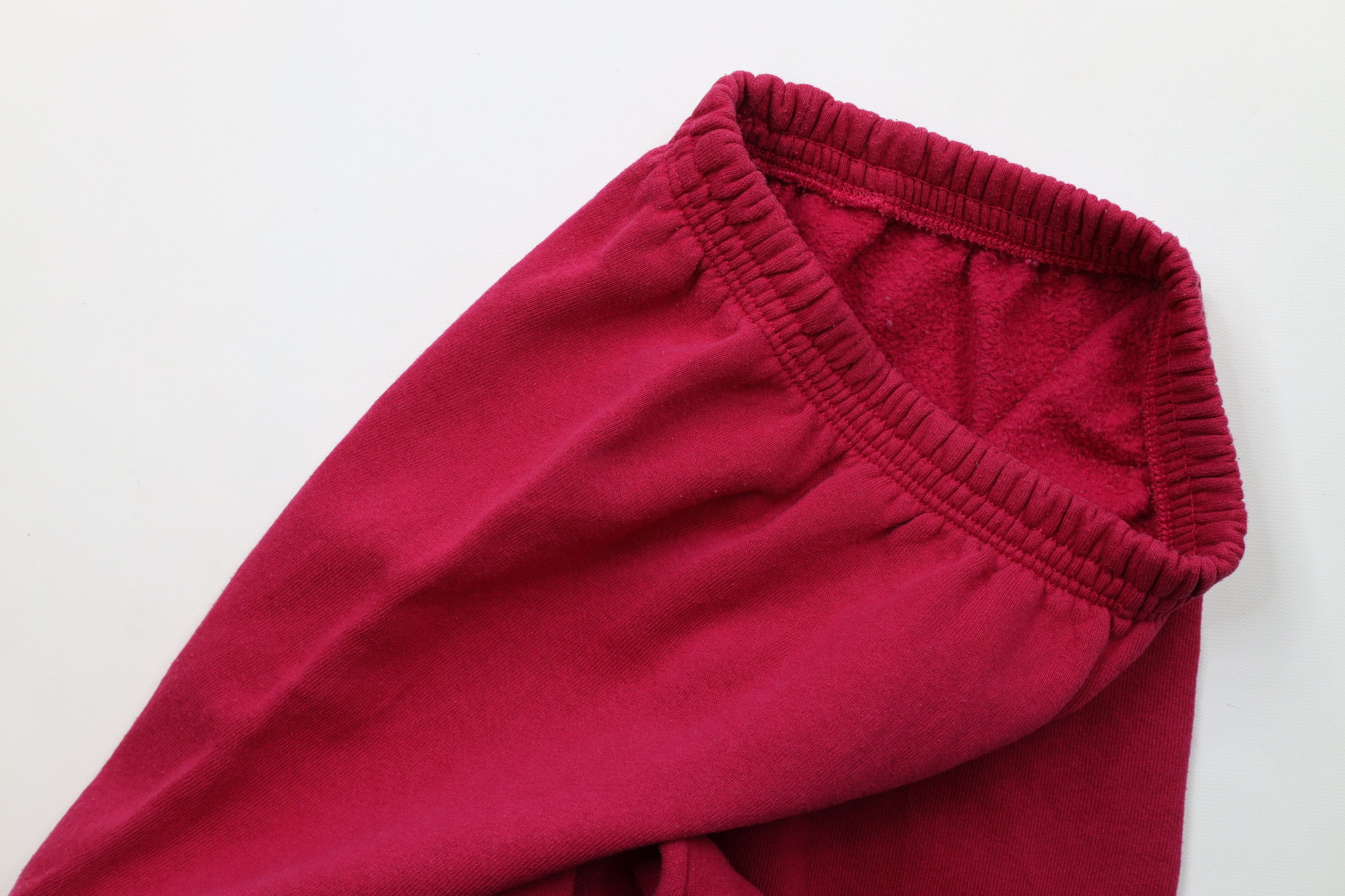 Vintage Vintage 90s Streetwear Blank Sweatpants Joggers Pink USA Size 22" - 6 Thumbnail