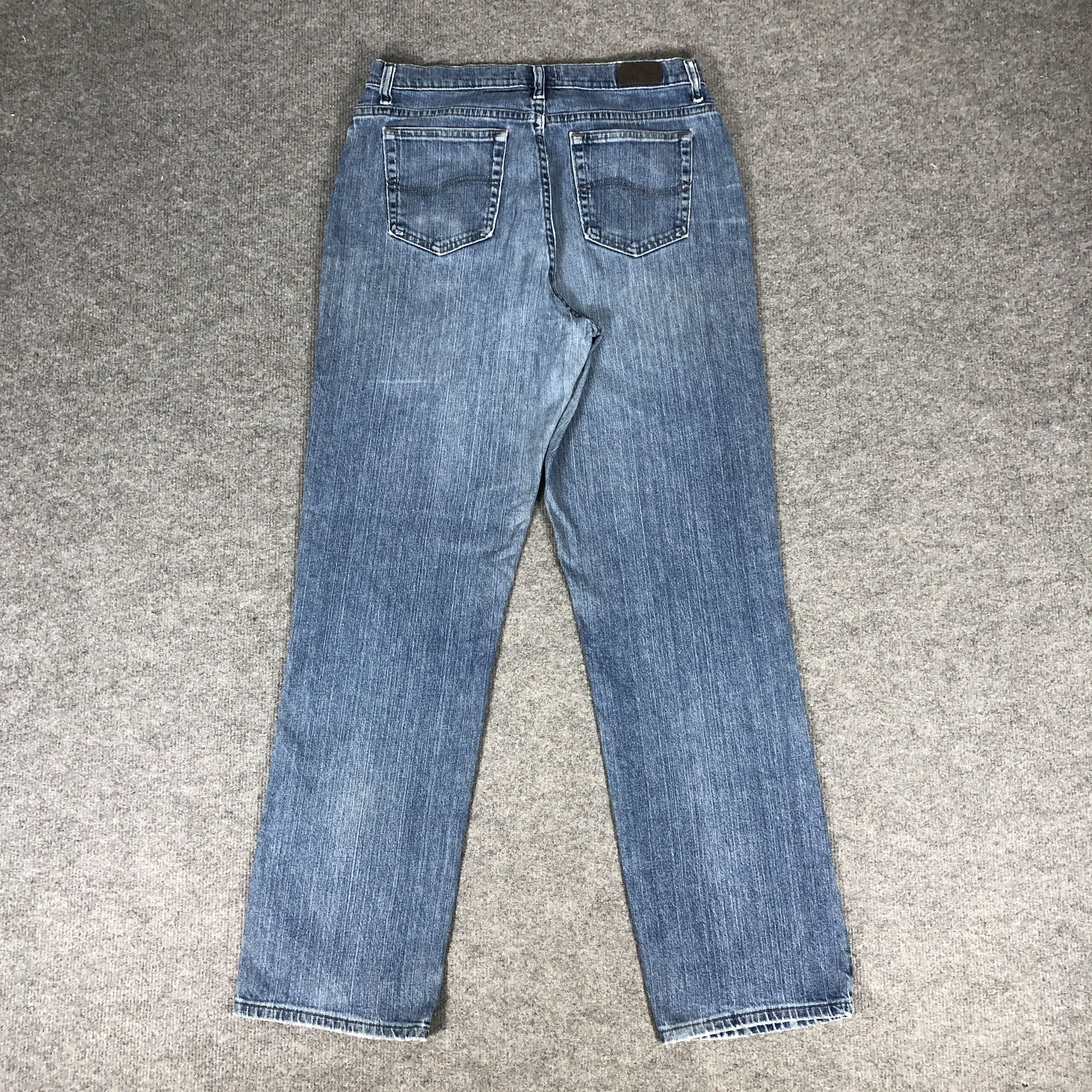 Lee × Vintage Womens Vintage Lee Jeans Relaxed Straight L861W Size 33" - 5 Thumbnail