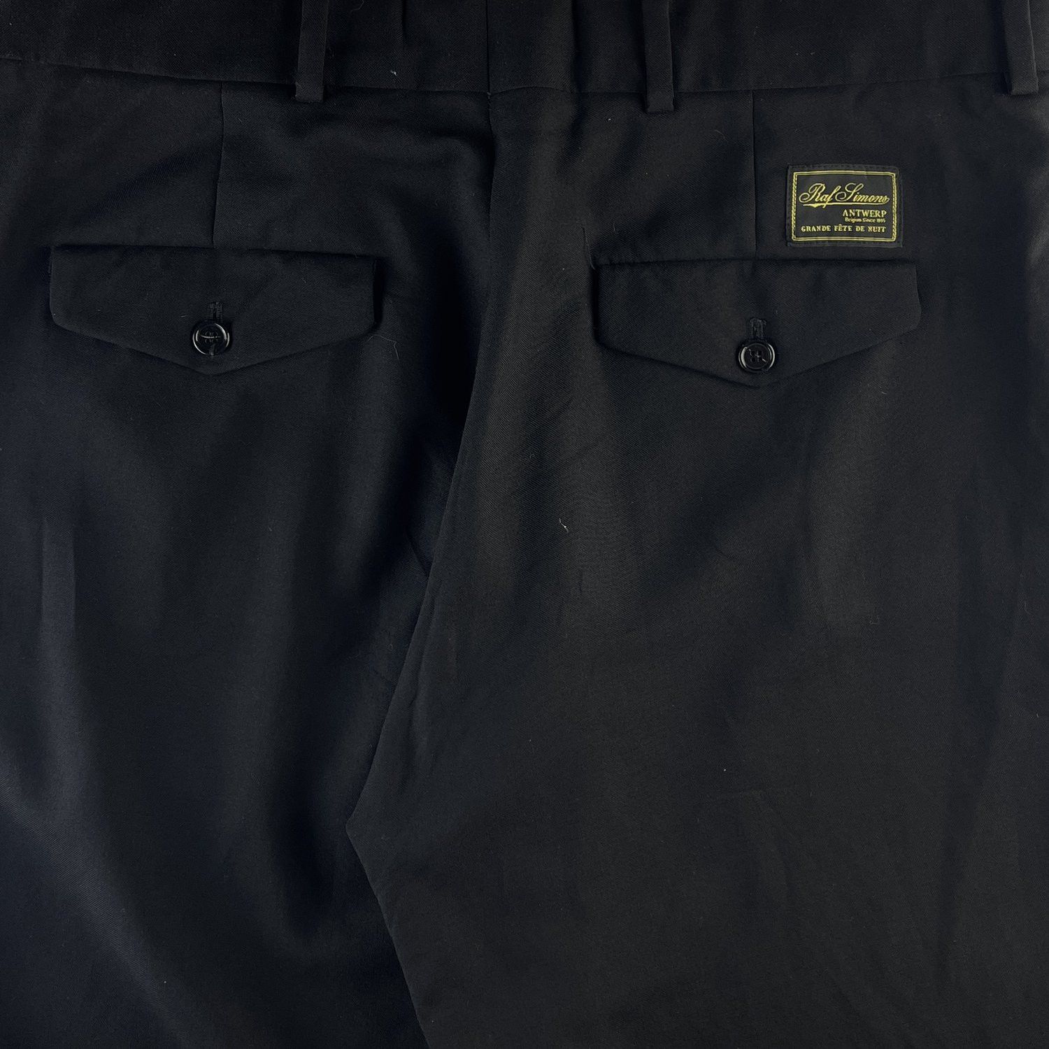 Raf Simons Raf Simons Black Classic Pants Size US 34 / EU 50 - 4 Thumbnail