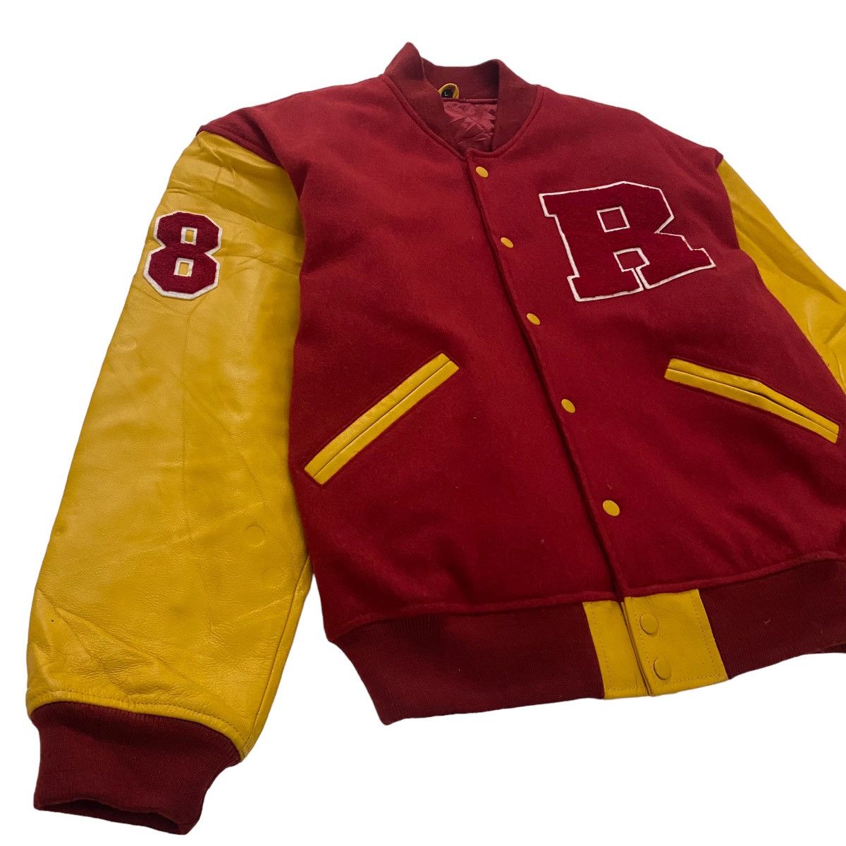Japanese Brand × Vintage ✨Vintage Ryoko Hirosup Original wool varsity jacket Size US L / EU 52-54 / 3 - 3 Thumbnail