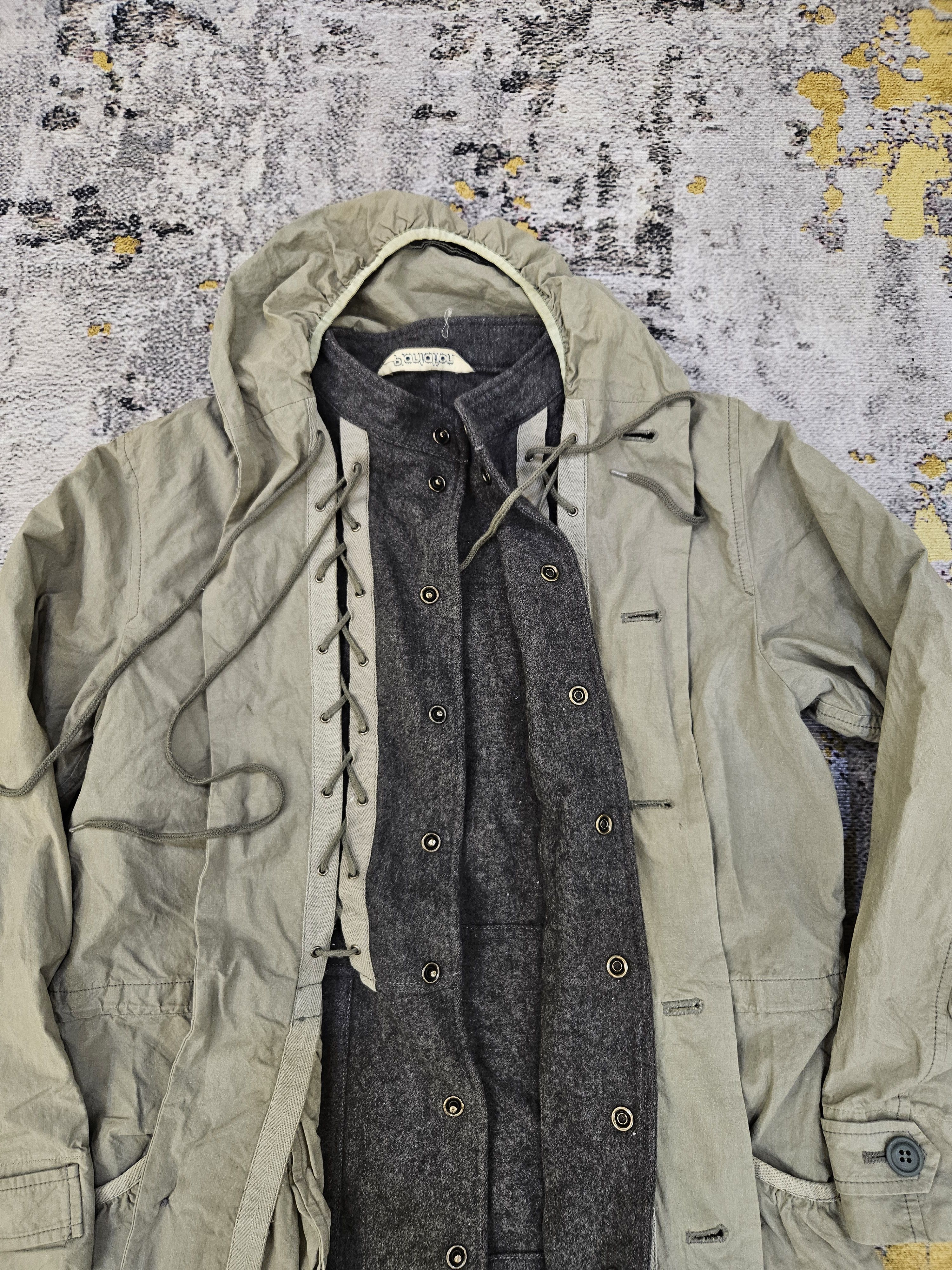 Issey Miyake RARE VINTAGE Issey Miyake 2-in-1 Layered Parka Jacket Size US M / EU 48-50 / 2 - 5 Thumbnail