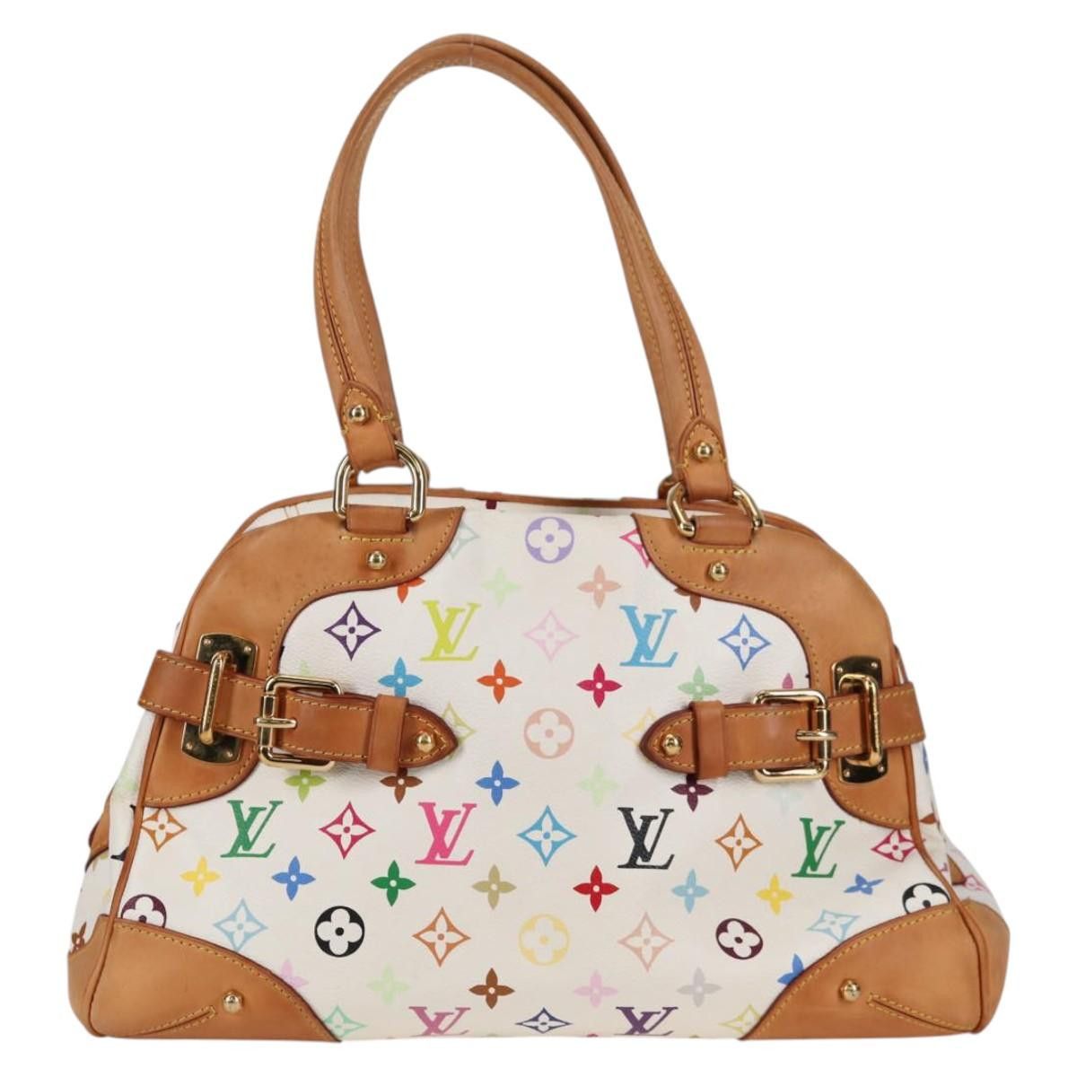 Louis Vuitton LOUIS VUITTON Monogram Multicolor Claudia Hand Bag White Size ONE SIZE - 13 Thumbnail