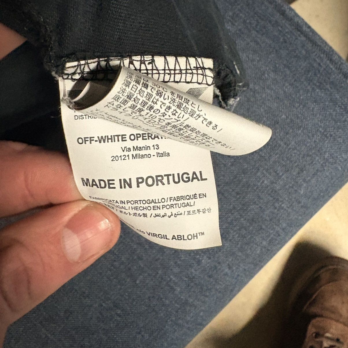 Off-White Vintage Off-White c/o Virgil Abloh Black/Yellow Brushstroke Size US XXS / EU 40 - 8 Thumbnail
