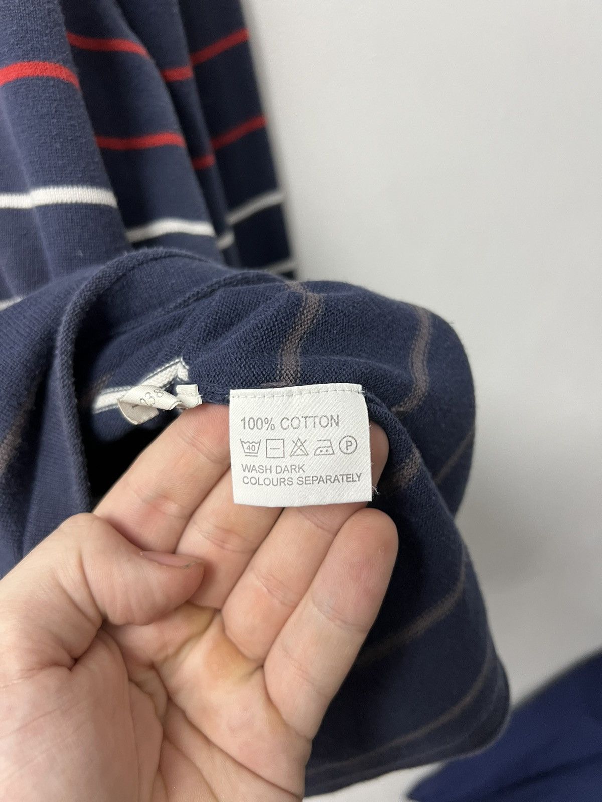 Yves Saint Laurent Vintage YSL Yves Saint Laurent Stripped Sweatshirt Size US M / EU 48-50 / 2 - 7 Thumbnail