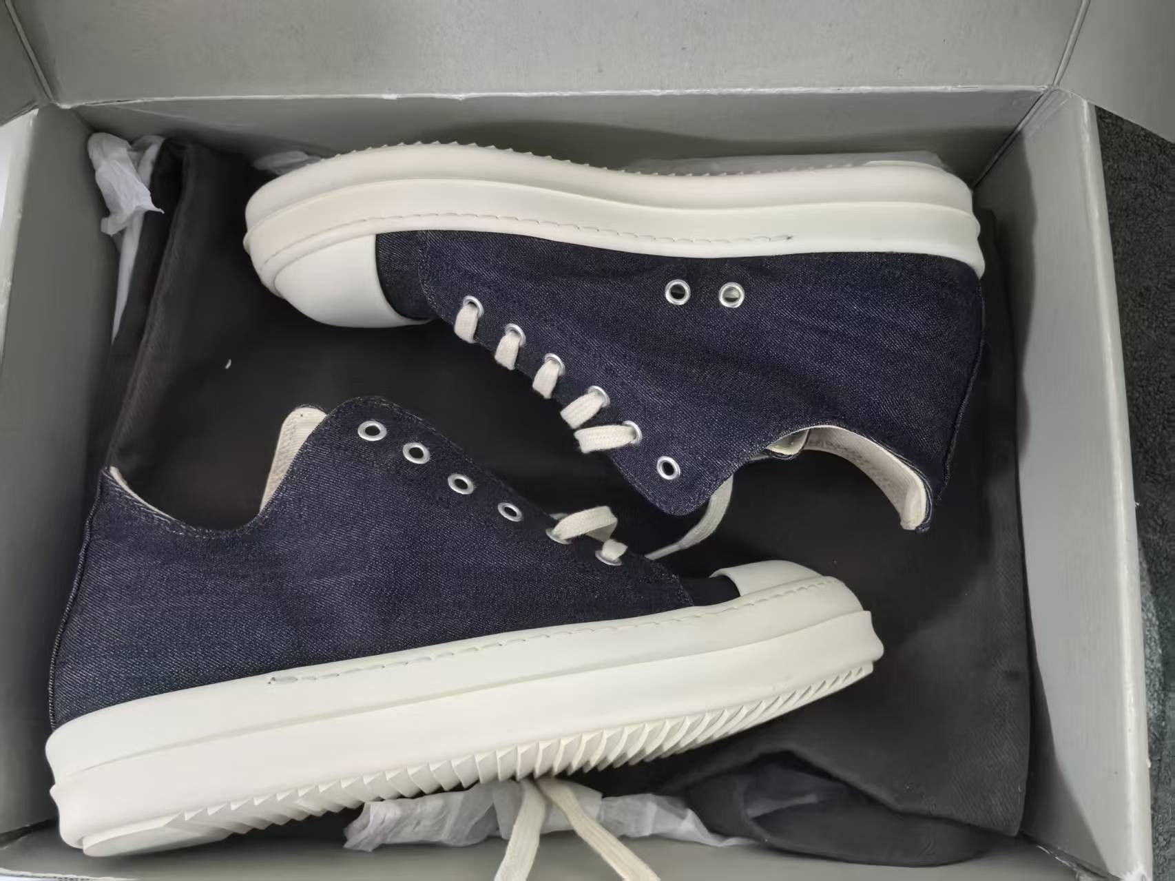 Rick Owens Rick Owens Low-Top Sneakers Size US 7 / EU 40 - 8 Thumbnail