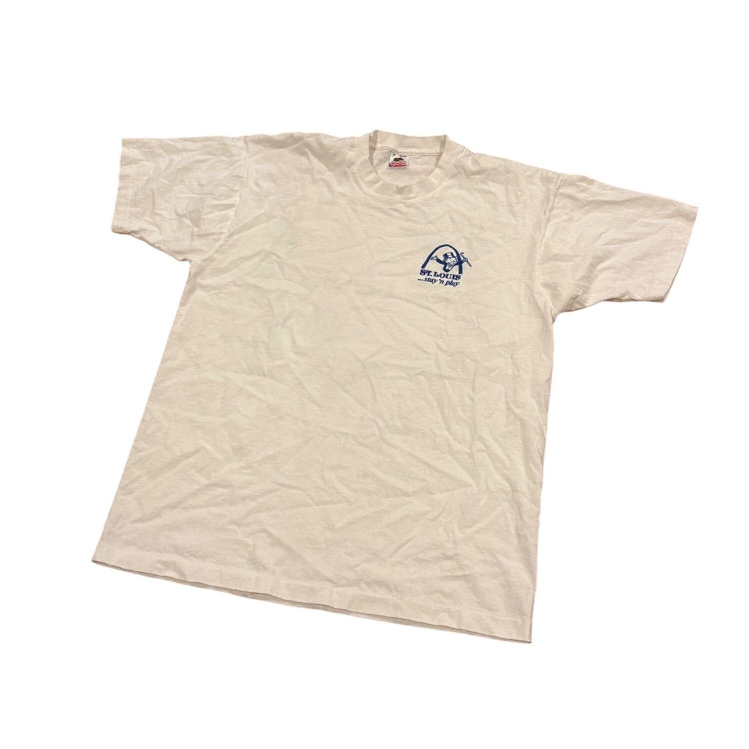 Fruit Of The Loom Vintage 1990's St. Louis ...Stay 'n Play Monopoly Single Sti Size US XL / EU 56 / 4 - 4 Thumbnail