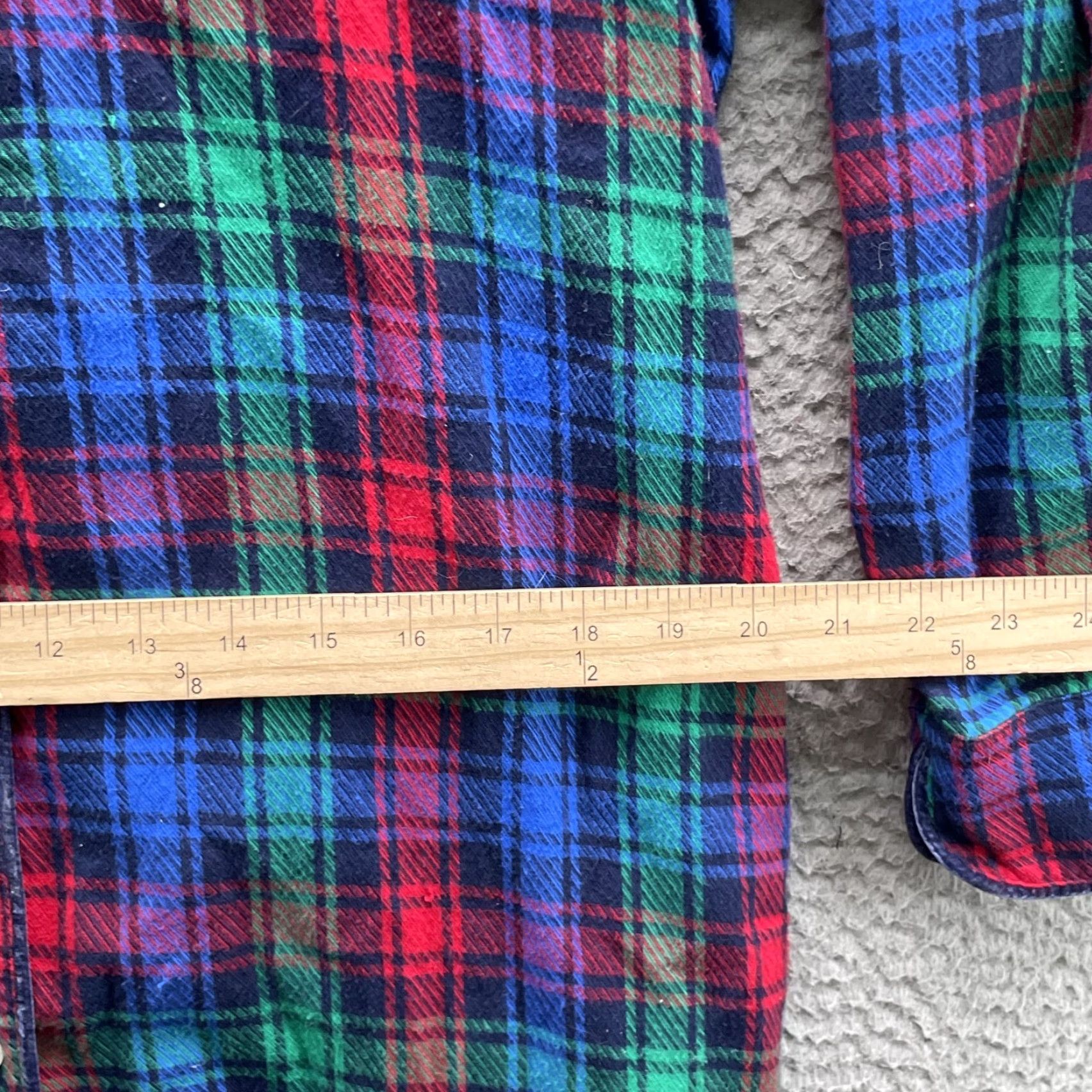 Lands' End Lands' End Flannel Shirt Dress Women Large Plaid Tunic Western Fall Outdoor Gorp Size L / US 10 / IT 46 - 6 Thumbnail