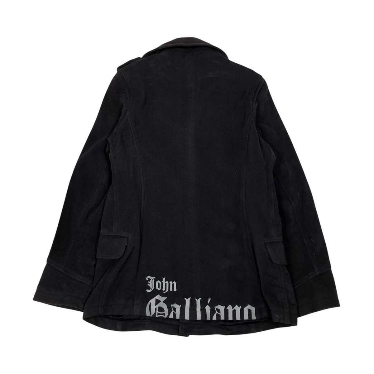 John Galliano 🔥BIKER JACKET DOUBLE COLLAR JOHN GALLIANO BIG LOGO BACK HIT Size US S / EU 44-46 / 1 - 2 Thumbnail