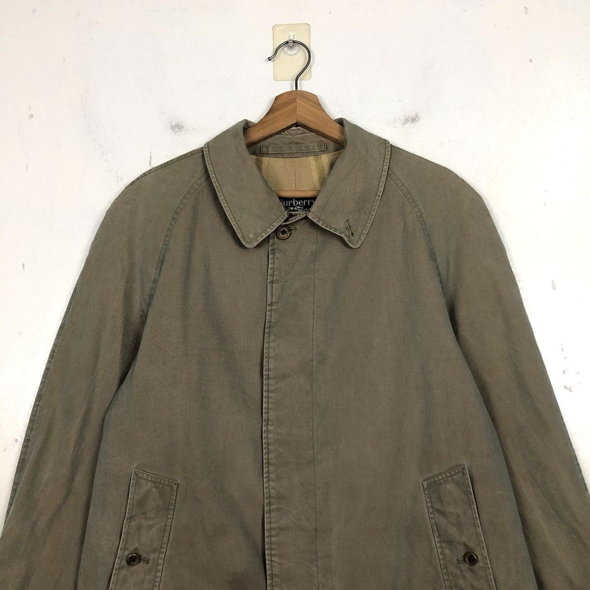 Burberry 💥VINTAGE TRENCH COAT LONG JACKET BURBERRYS MADE IN ENGLAND Size US M / EU 48-50 / 2 - 6 Thumbnail