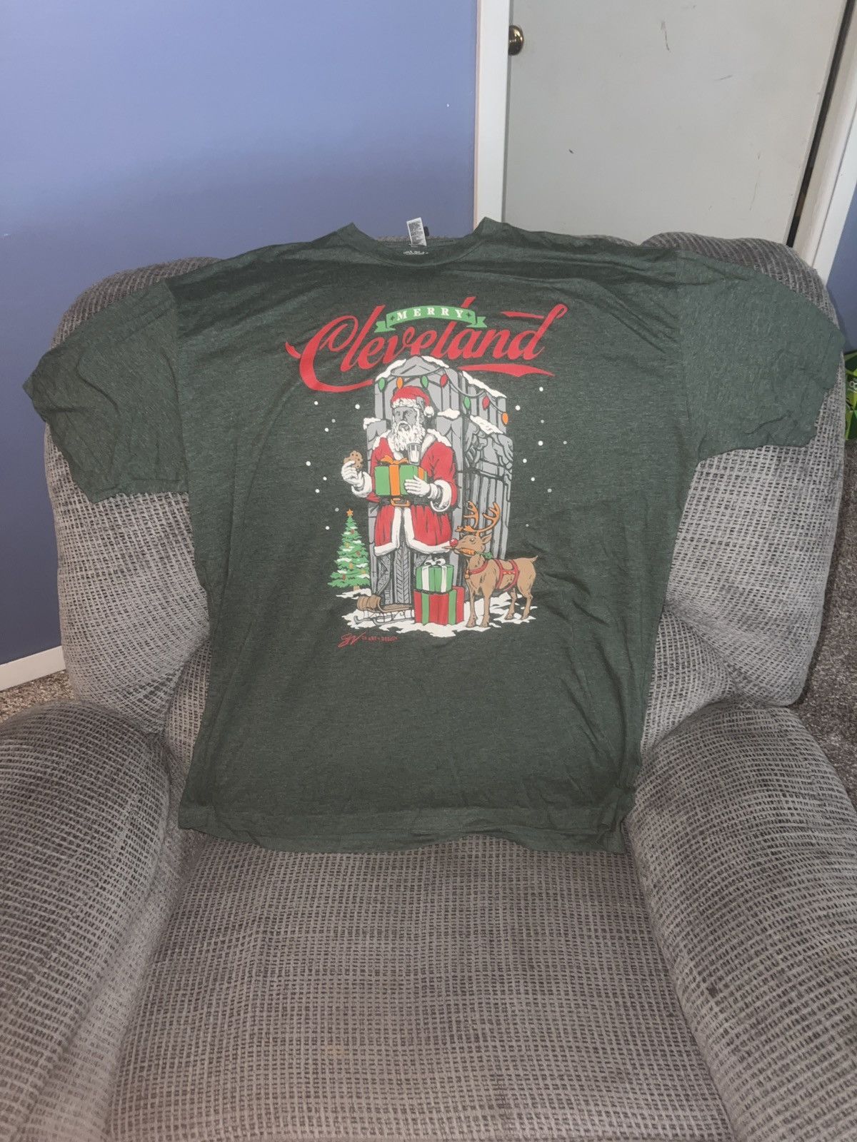 American Apparel American Apparel GV Art + Design Merry Cleveland Tee Size US XXL / EU 58 / 5 - 1 Thumbnail