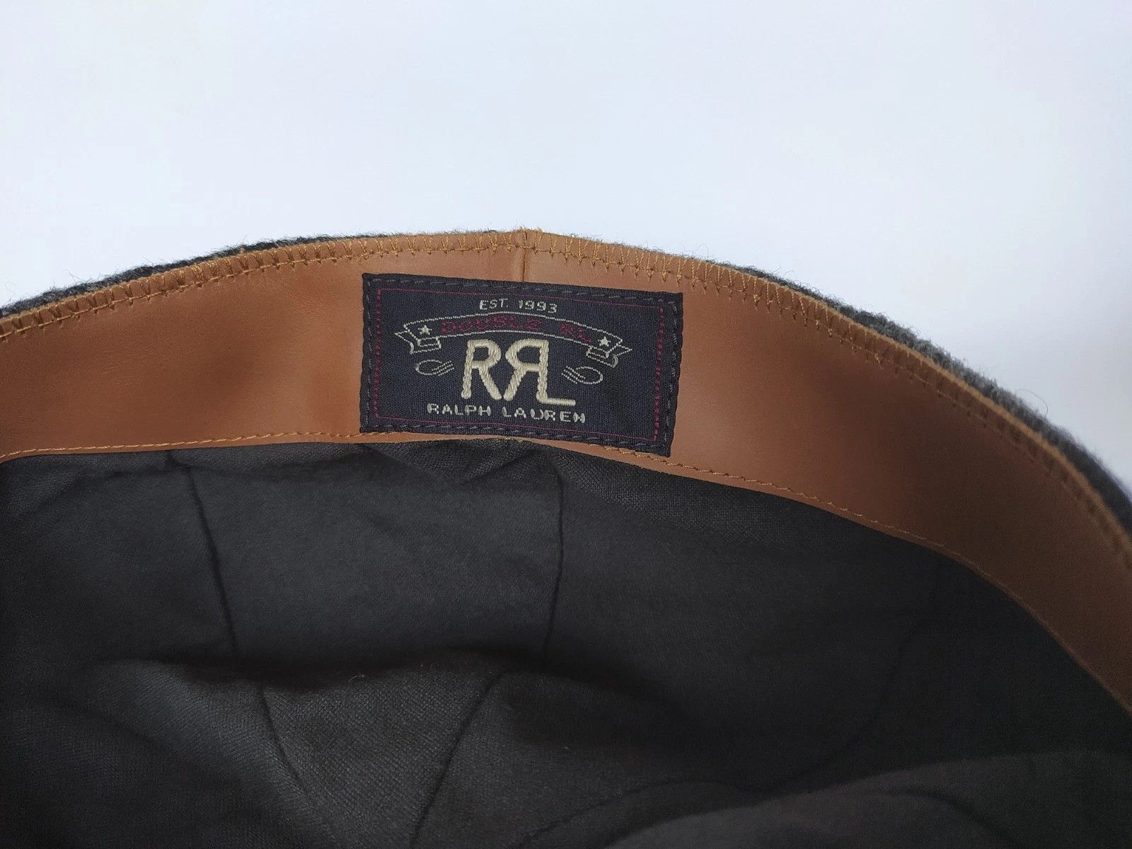 RRL Ralph Lauren DOUBLE RL Plaid Wool Twill Newsboy Cap T/3023 Size ONE SIZE - 7 Thumbnail