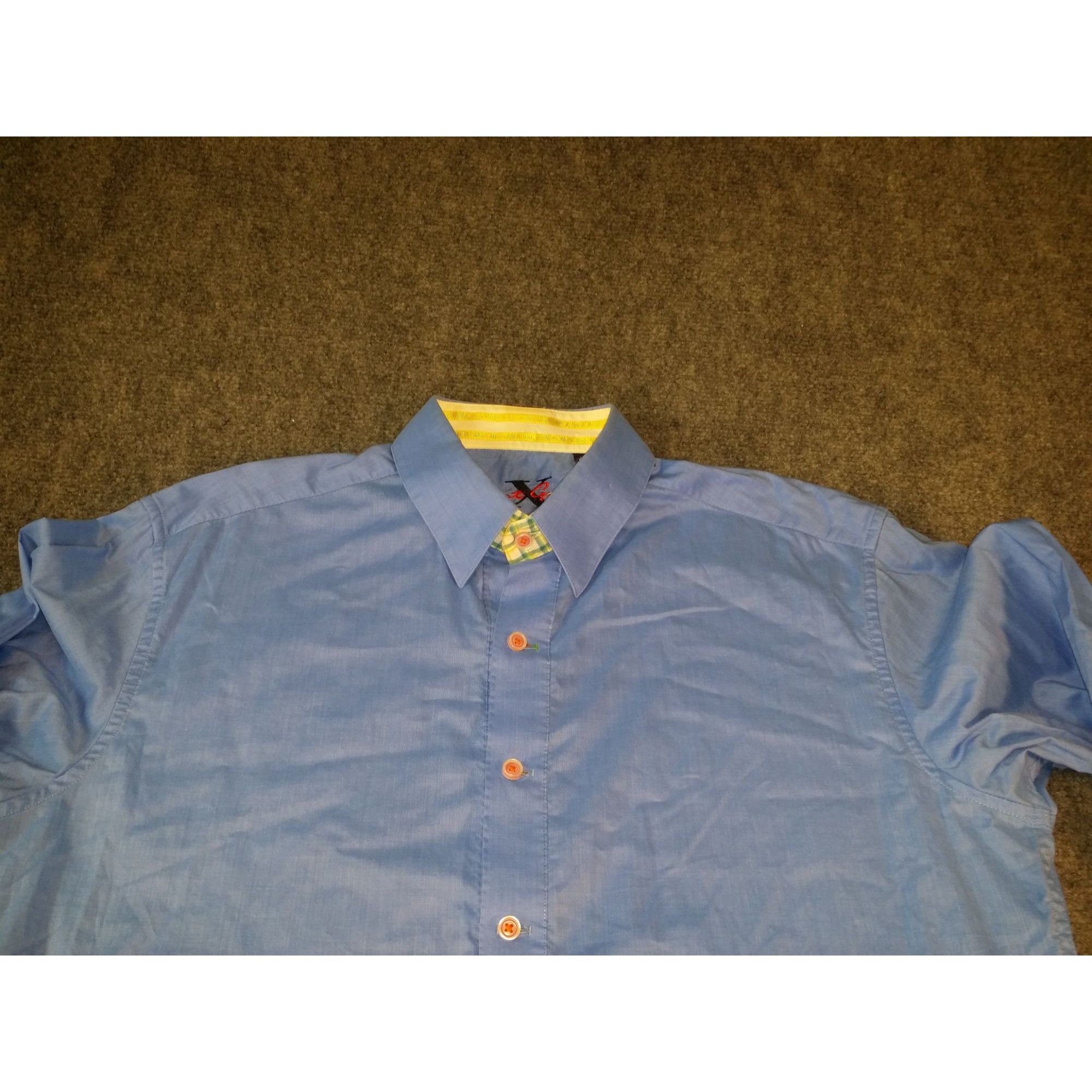 Robert Graham Robert Graham Button Up Shirt Men Sz L Blue Formal Classic W Size US L / EU 52-54 / 3 - 9 Thumbnail