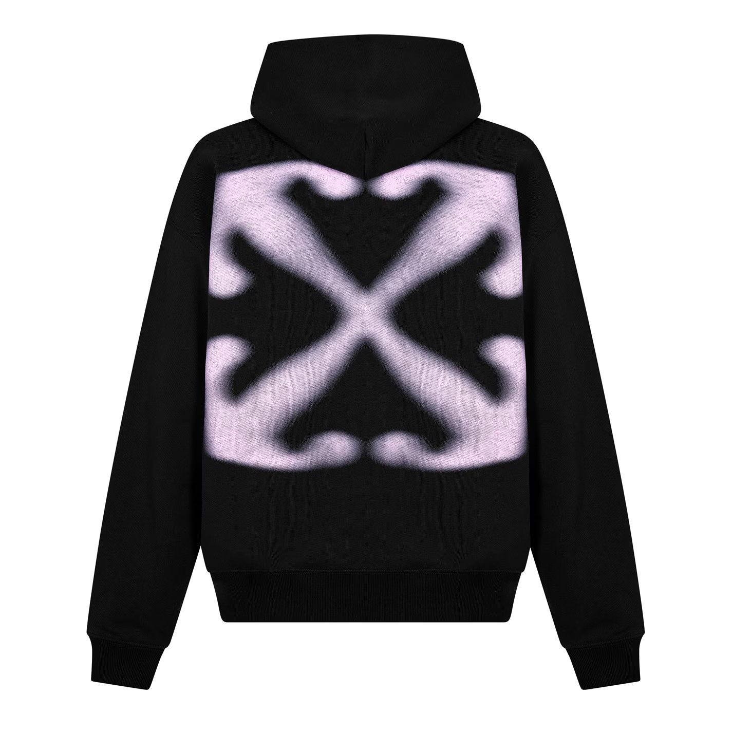 Off-White o1g2r1mq0226 Vanish Arrow Sketch Pull Over Hoodie In Black Size US XXL / EU 58 / 5 - 2 Thumbnail