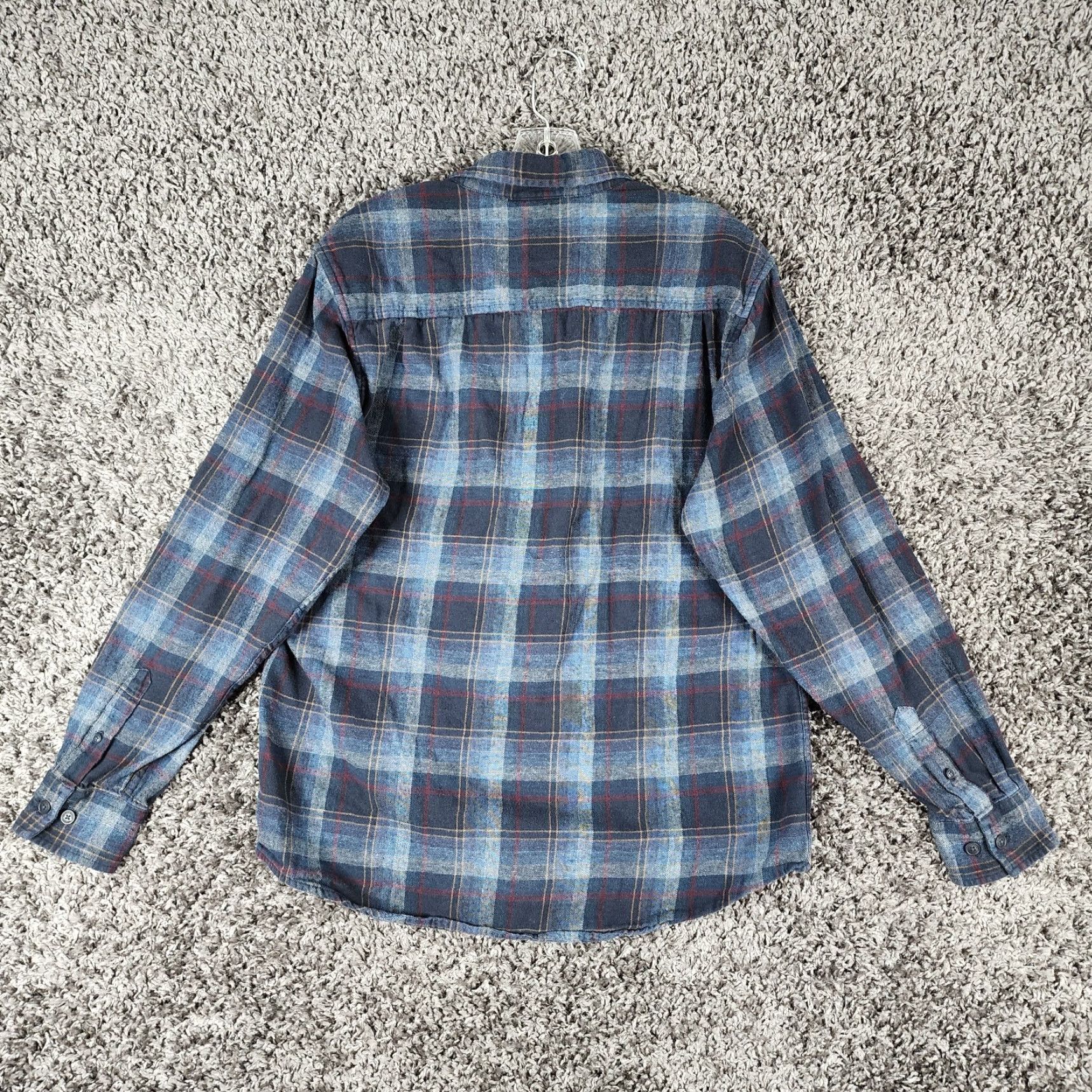 Weatherproof VINTAGE Weatherproof Plaid Flannel Button-Up Shirt Adult Medium Blue Long Sleeve Mens Size US M / EU 48-50 / 2 - 5 Thumbnail