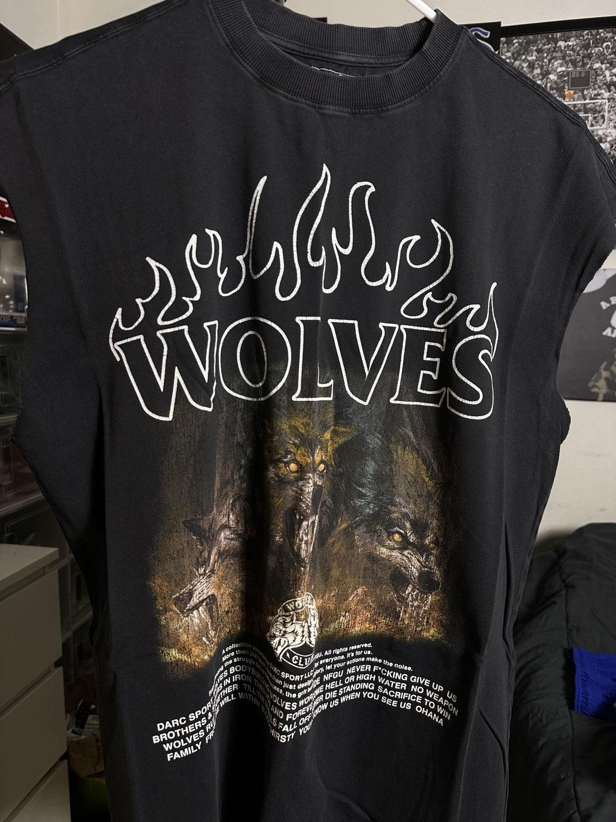 Darc Sport Darc Sport Wolves Cut Off Tee Size US L / EU 52-54 / 3 - 3 Thumbnail