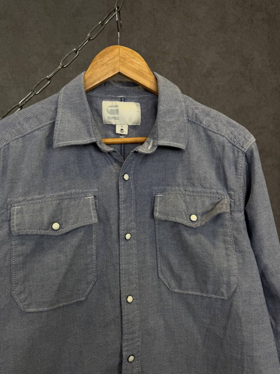 G-Star G Star Raw designer shirt Size US L / EU 52-54 / 3 - 3 Thumbnail