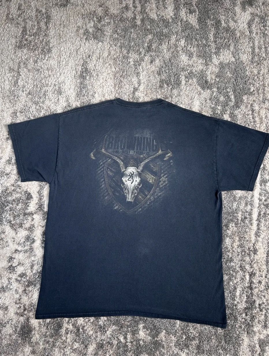 Japanese Brand × Vintage Vintage 90s Dark Fantasy Reaper Skeleton Faded Tee Size US XL / EU 56 / 4 - 2 Thumbnail