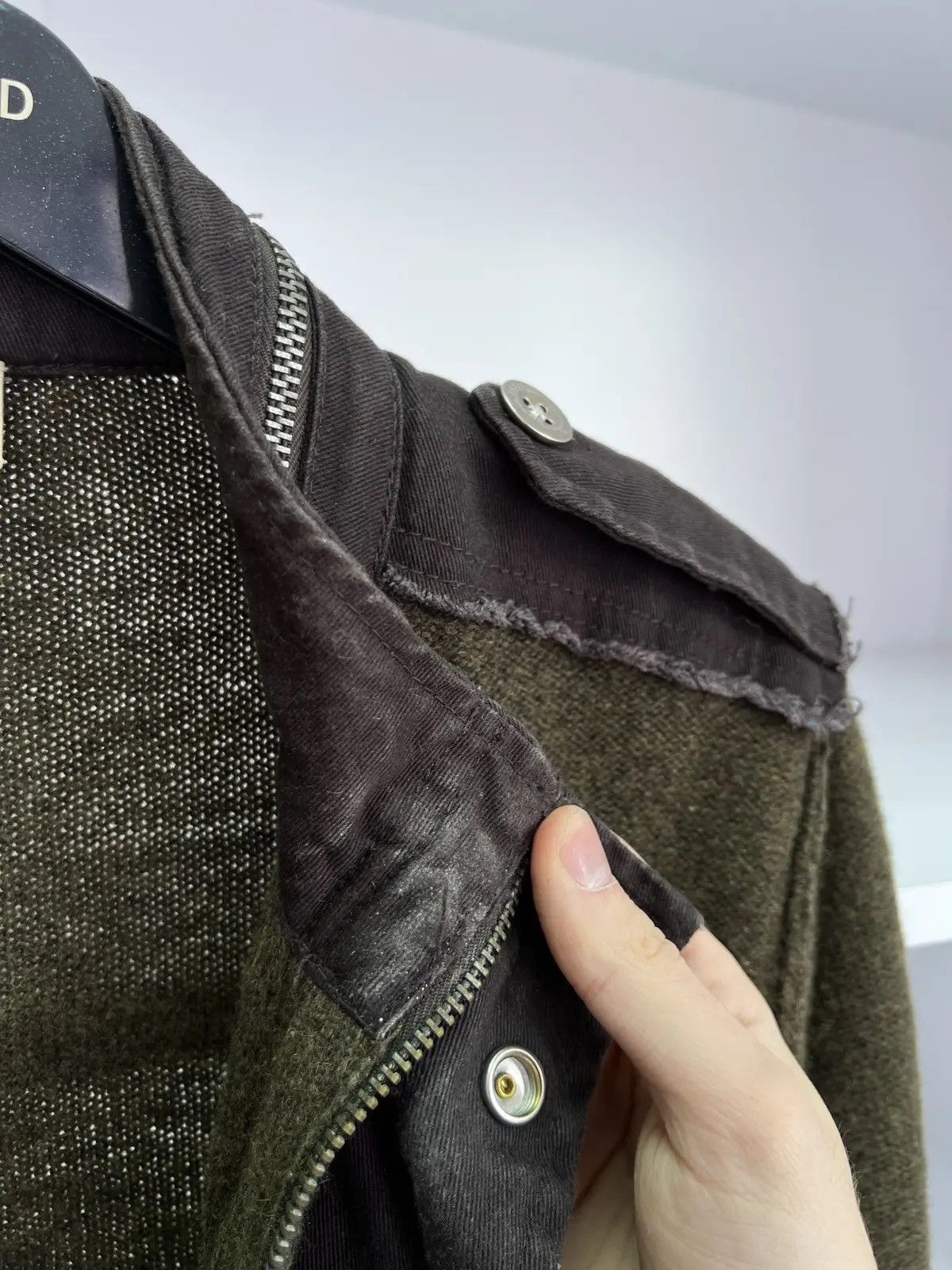 Diesel × Vintage Vintage Diesel Style Multi Pocket Zip Up Avantgarde Sweater Size US L / EU 52-54 / 3 - 10 Thumbnail