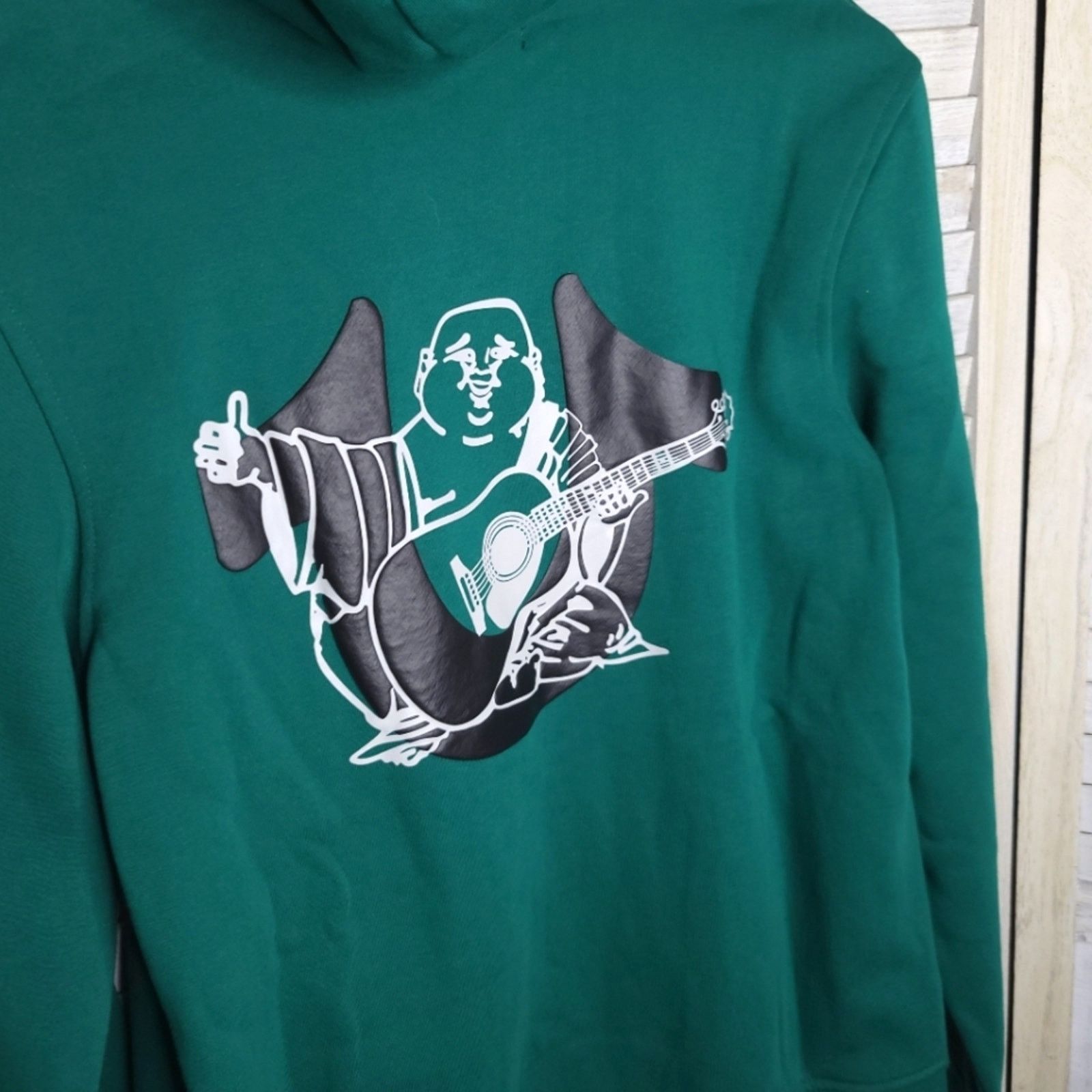 True Religion NWT True Religion Buddha Fleece Jacket Green Full Zip Hoodie Size US M / EU 48-50 / 2 - 9 Thumbnail
