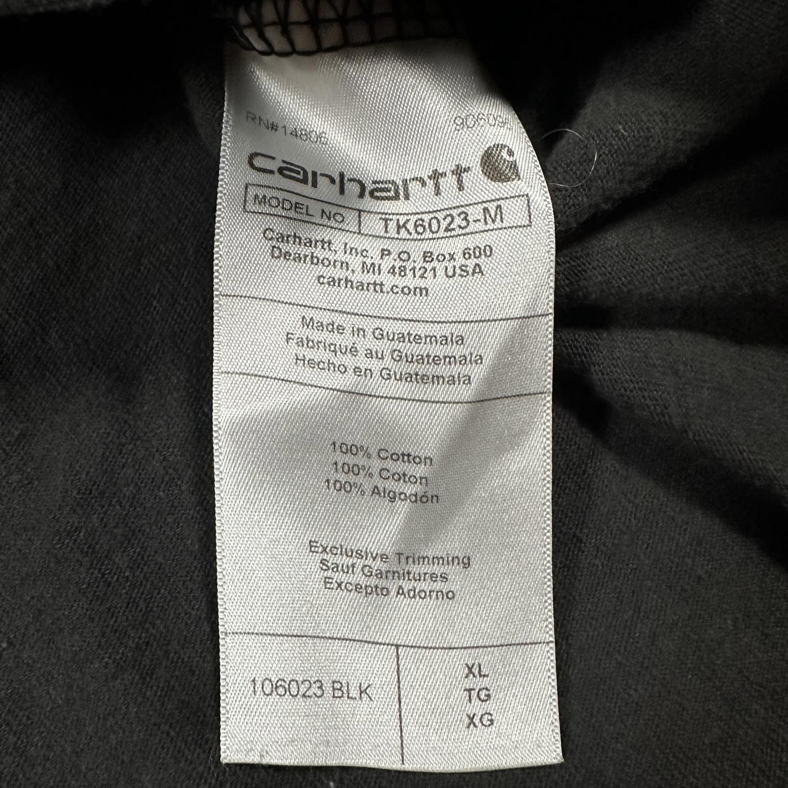 Carhartt Carhartt Menswear Long Sleeve T-Shirt XL Black Loose Fit Size US XL / EU 56 / 4 - 5 Thumbnail
