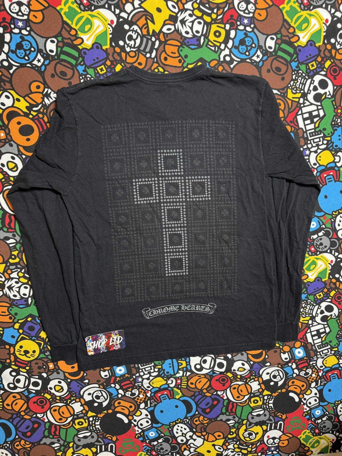 Chrome Hearts Chrome Hearts Black Cross Logo Long Sleeve Tee Size US M / EU 48-50 / 2 - 11 Thumbnail