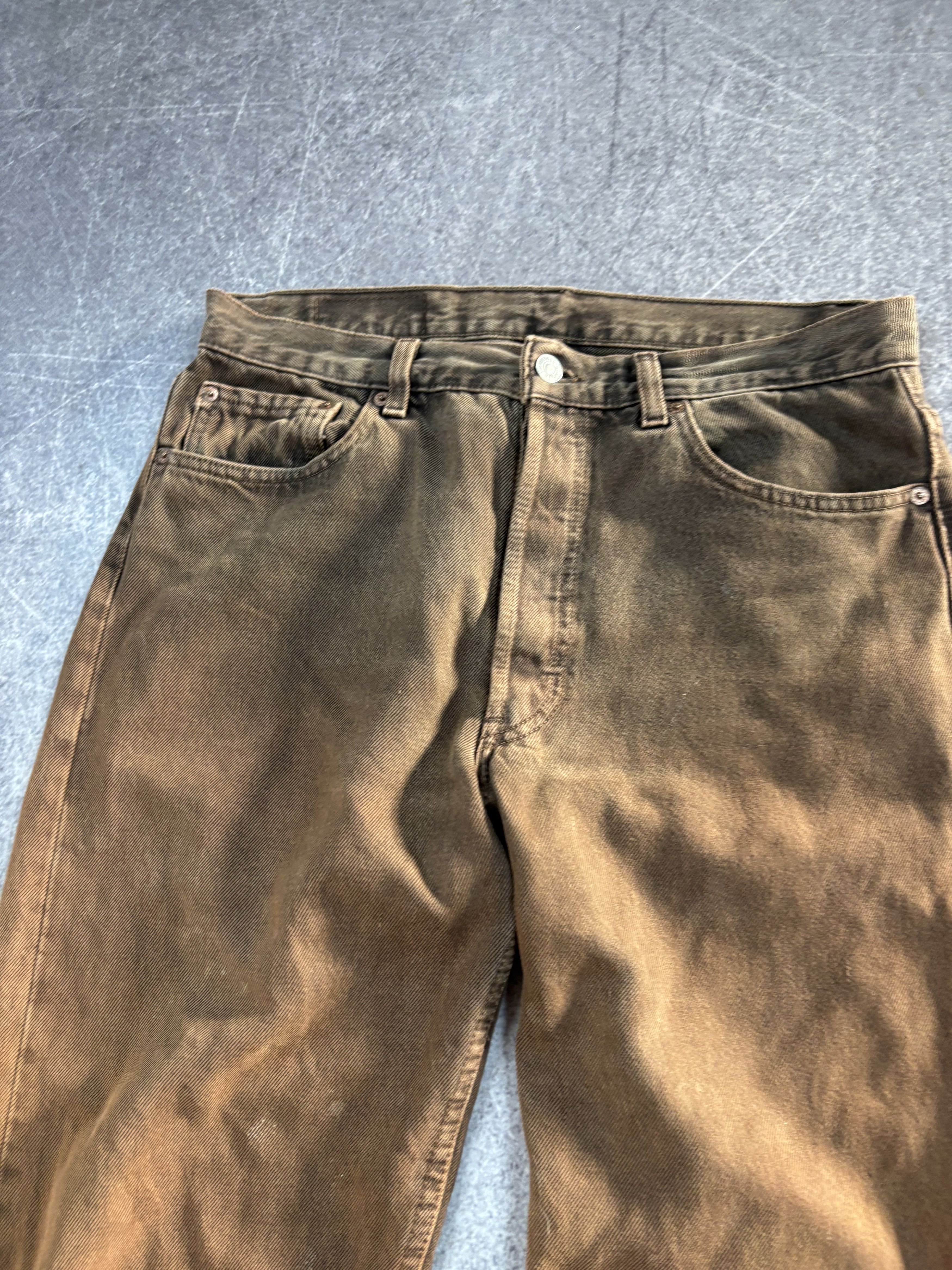 Junya Watanabe VTG KAPITAL STYLE DISTRESSED WASHED TRASHED LEIVS JEANS Size US 32 / EU 48 - 4 Thumbnail
