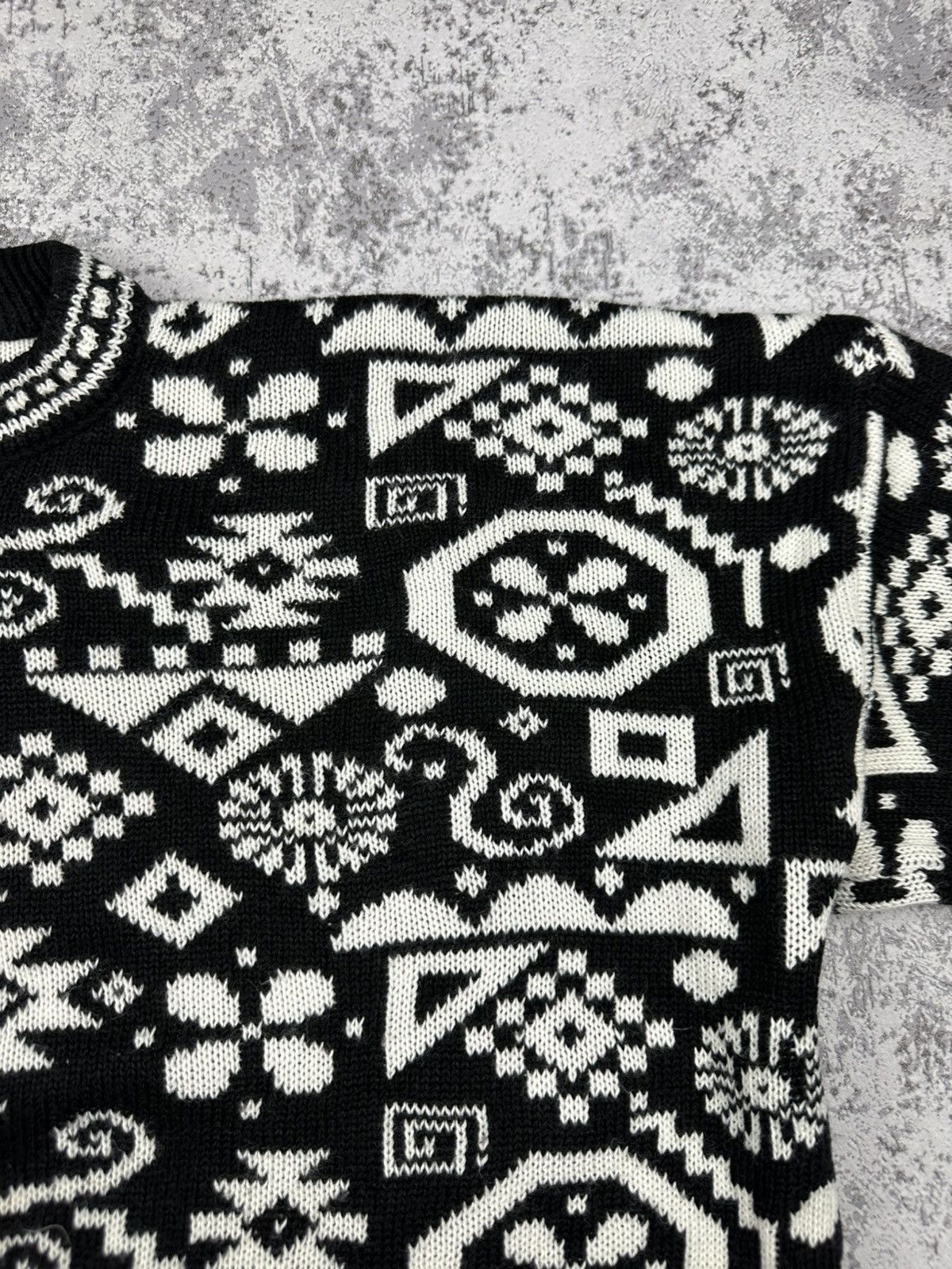 Vintage Stealaway Collection Geometric Sweater Size US L / EU 52-54 / 3 - 5 Thumbnail